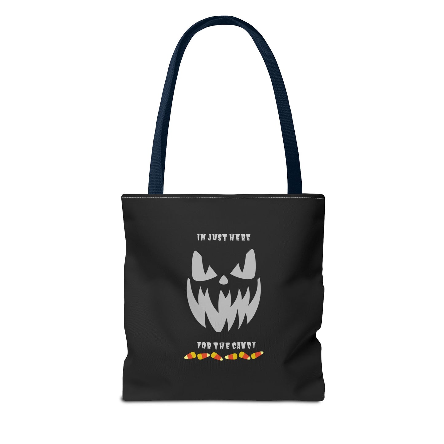 Halloween Candy Corn Scary Face Gift Spooky Season Trick or Treating Fall Candy Bag Reusable Lunch Bag