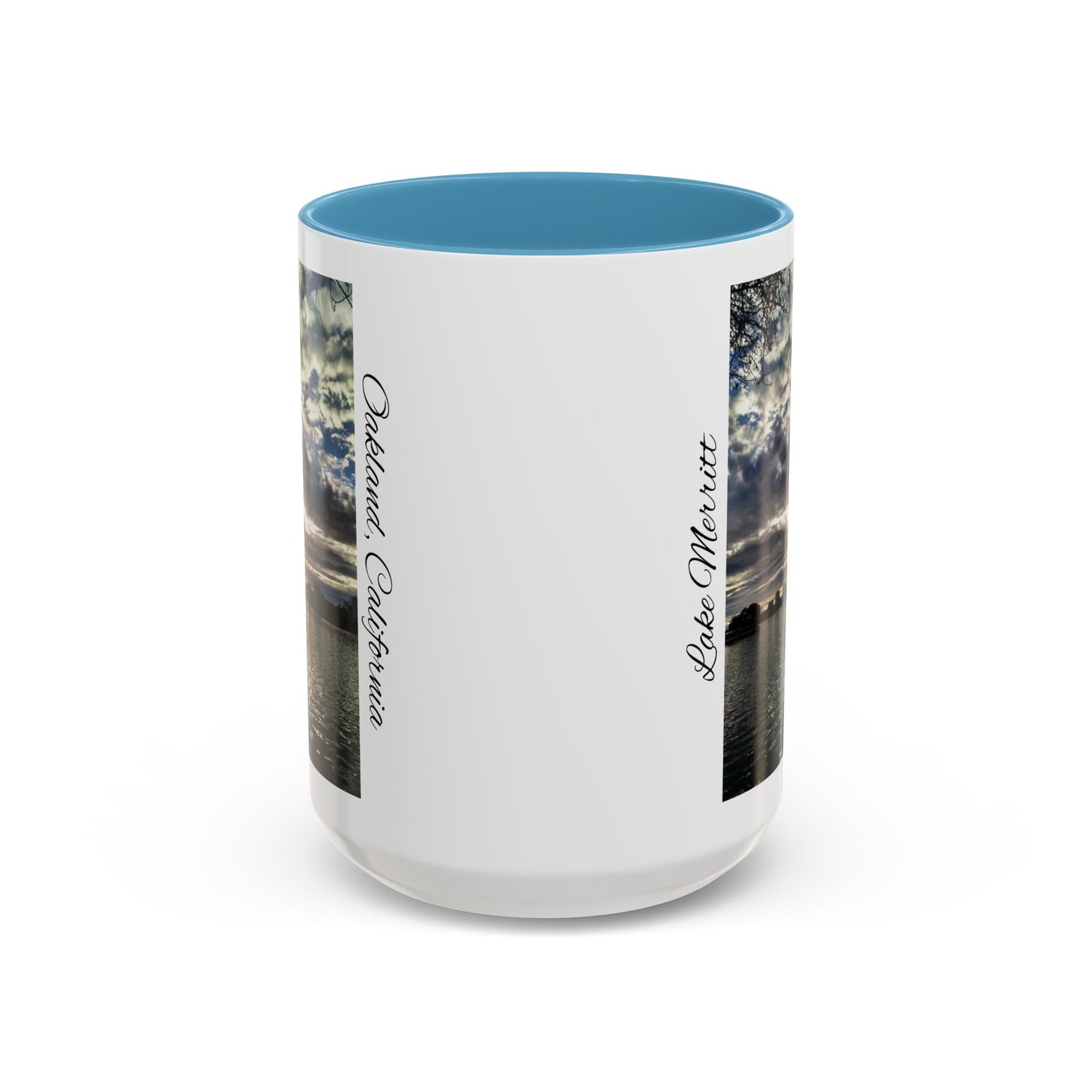 11oz/15oz Two Tone Lake Merritt, Oakland California San Francisco Bay Area Keepsake Coffee Mug