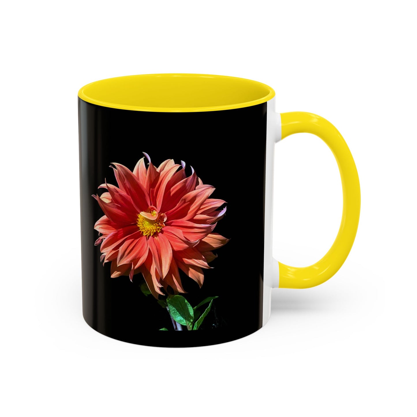 11oz/15oz Dahlia Flower Coffee Mug