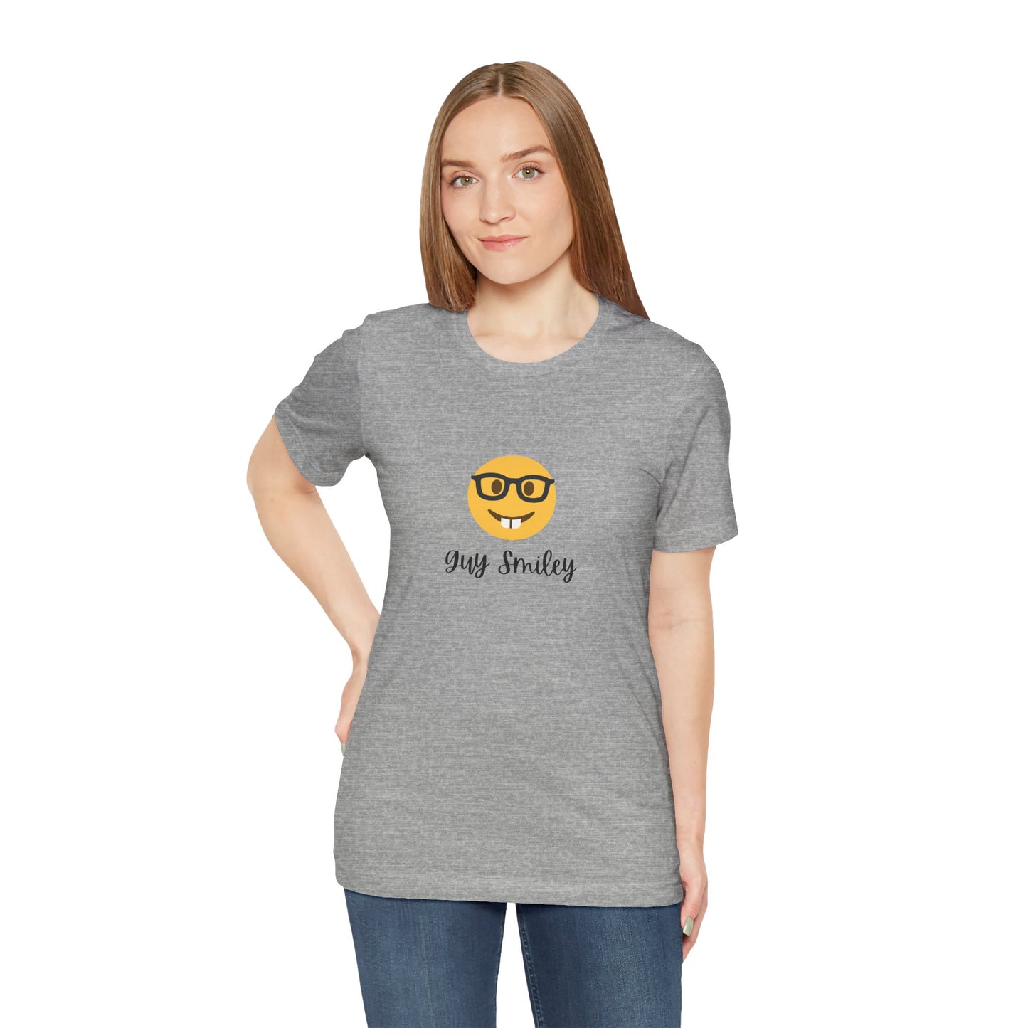 Unisex Jersey Short Sleeve Guy Smiley T-Shirt