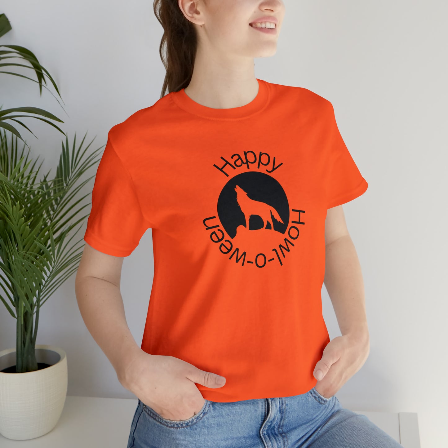 Unisex Howl-O-Ween Wolf T-Shirt