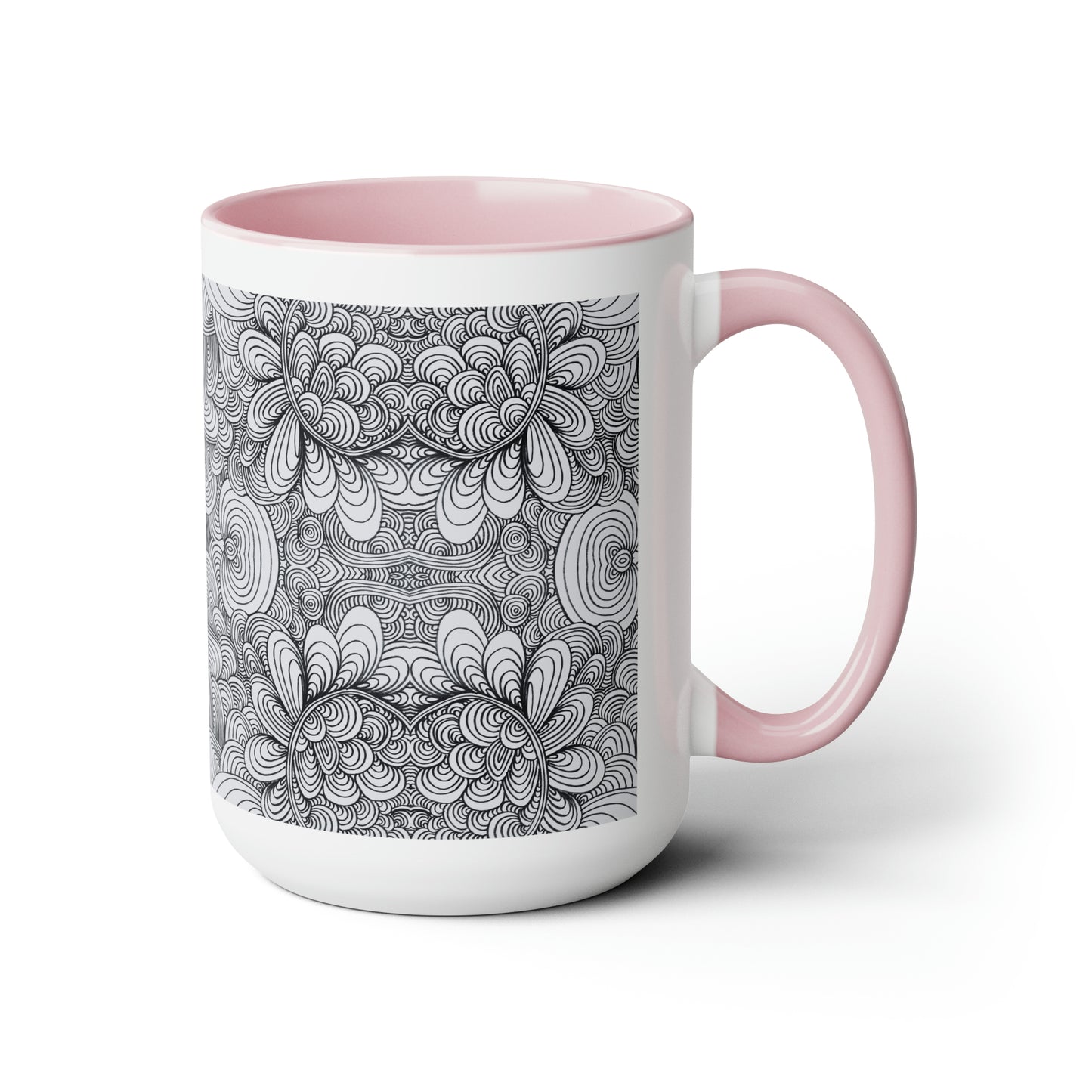 15oz Original Art Mug - Apricots Noir Mirage