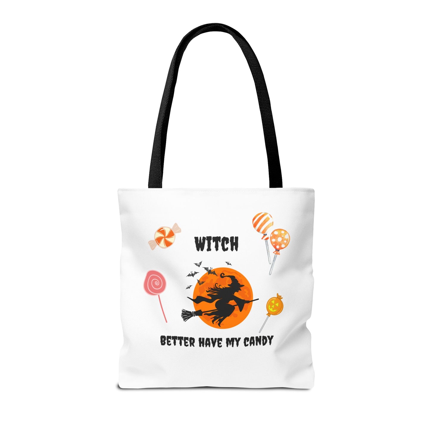 Halloween Tote Bag Spooky Season Trick or Treating Candy Bag Fall Themed Reusable Lunch Tote