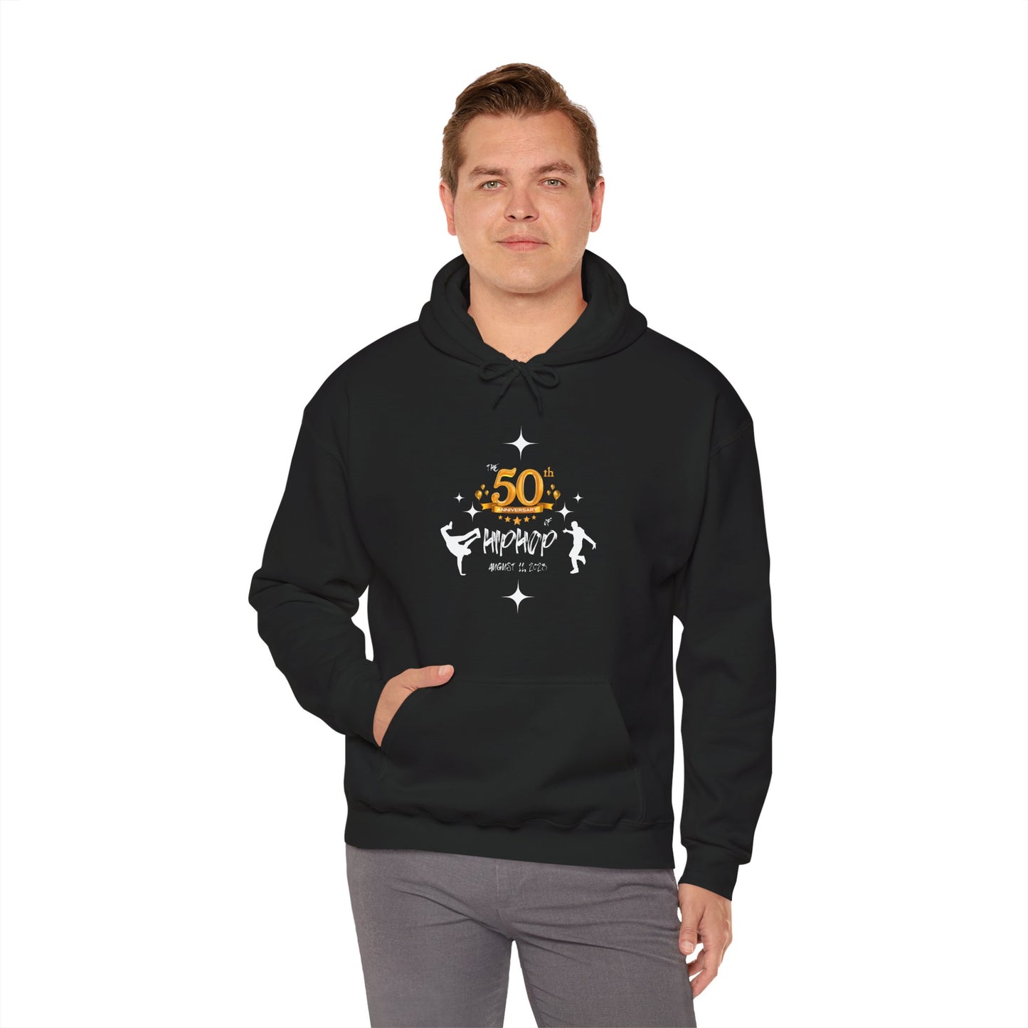 Unisex Heavy Blend™ 50th Anniversary of HipHop August 11, 2023 Commemorate 50 Years Hooded Sweatshirt