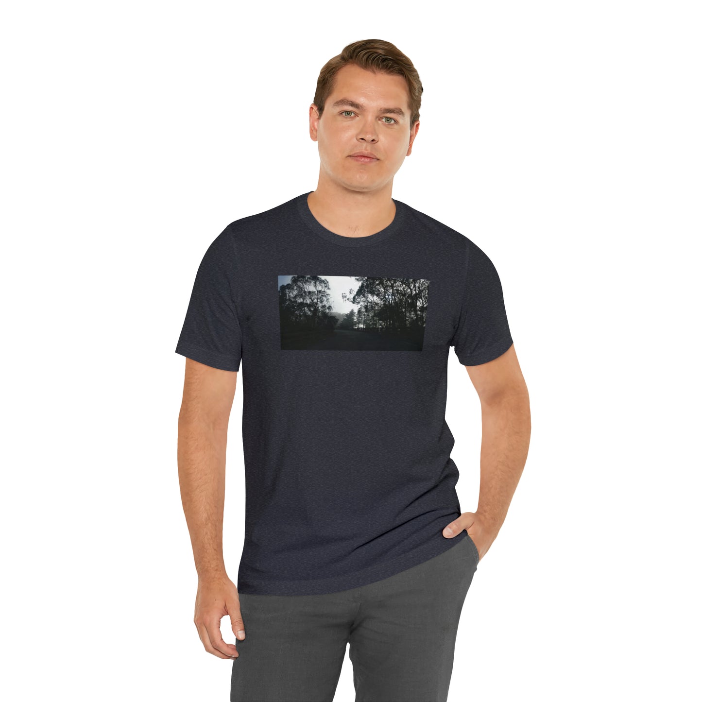 Unisex Travel T-Shirt, Scenic Ride I-280 On-ramp SF