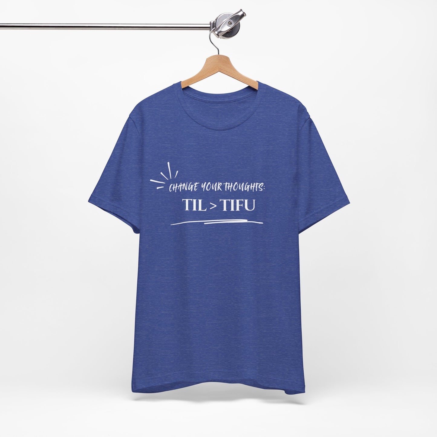 Unisex Self Love Positive Self Talk and Thoughts Mental Health Awareness and Positivity T-Shirt TIL>TIFU