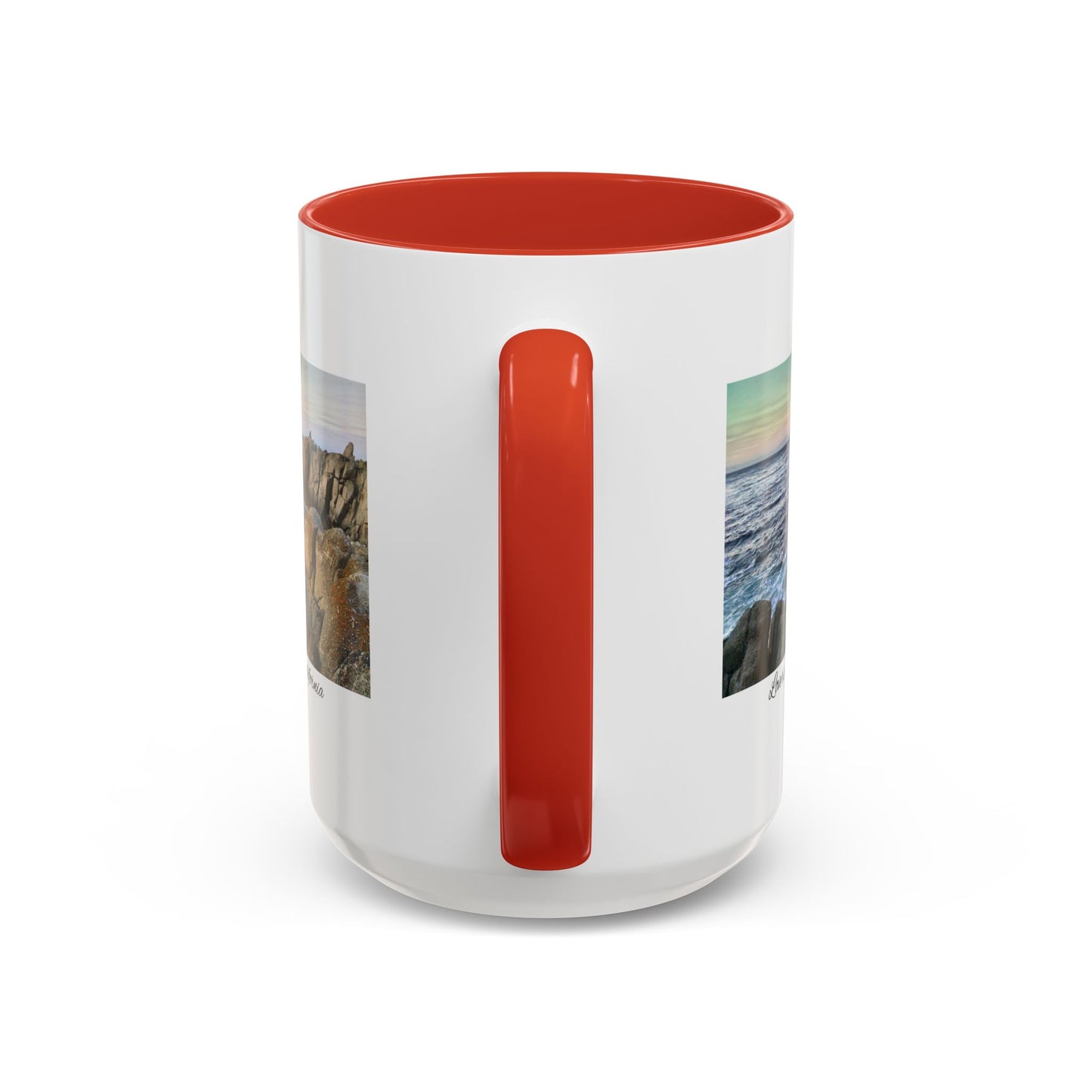 11oz/15oz Ocean View Travelers Coffee Mug Lovers Point, Monterey California San Francisco Bay Area Keepsake
