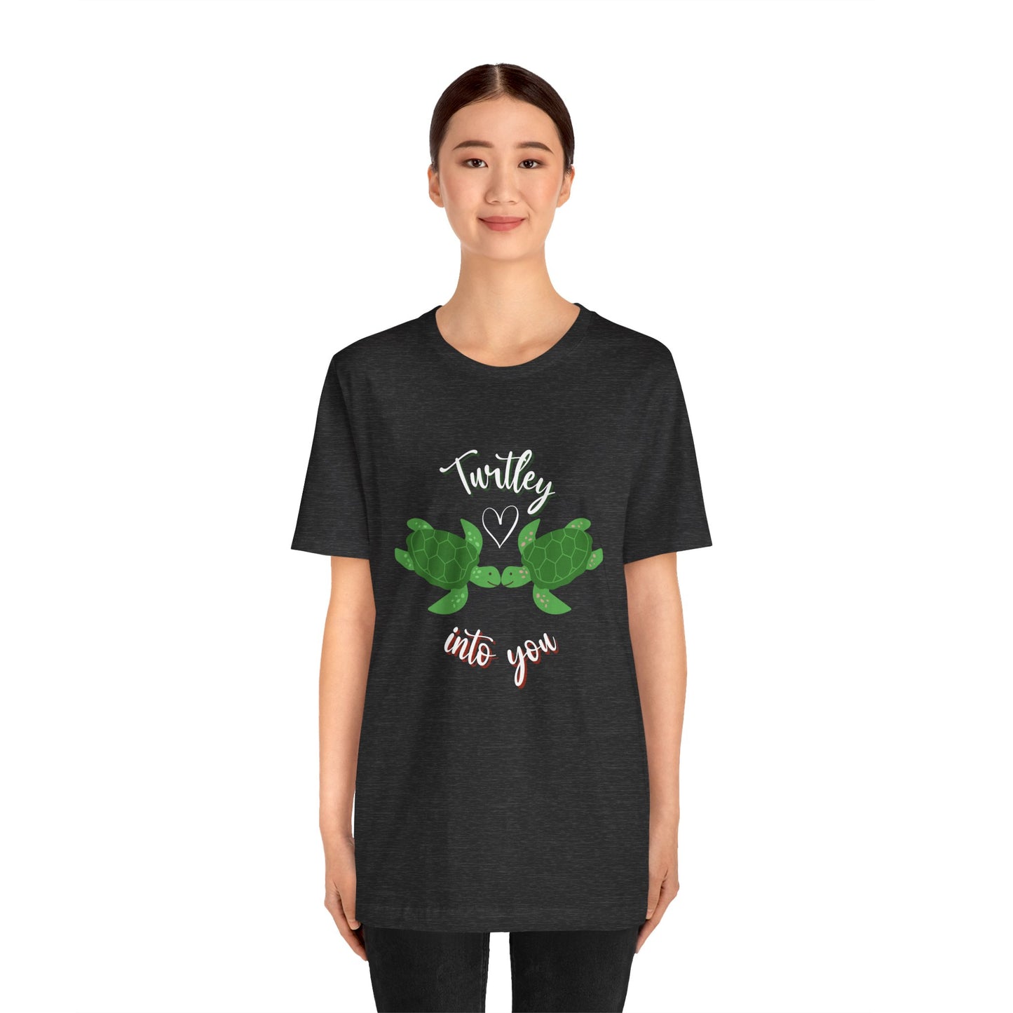 Unisex Cute Turtle Lover Turtley Into You T-Shirt