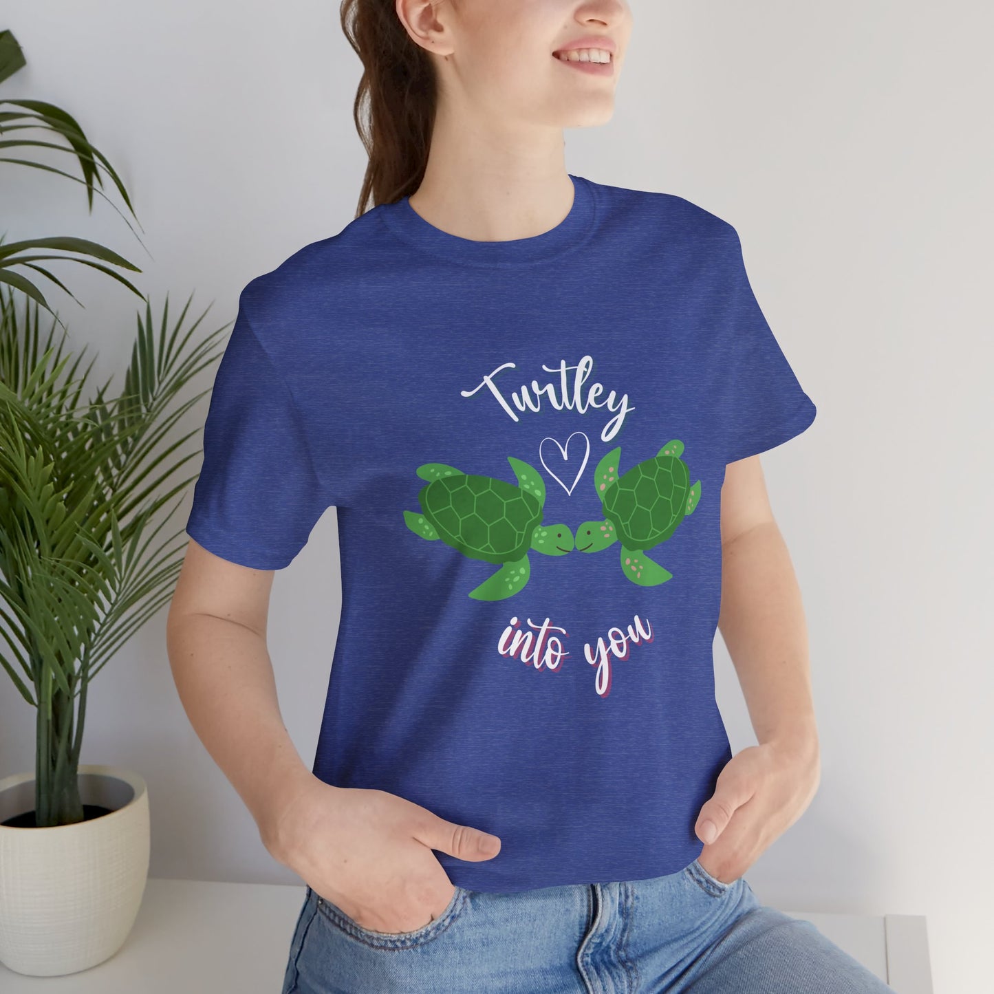 Unisex Cute Turtle Lover Turtley Into You T-Shirt