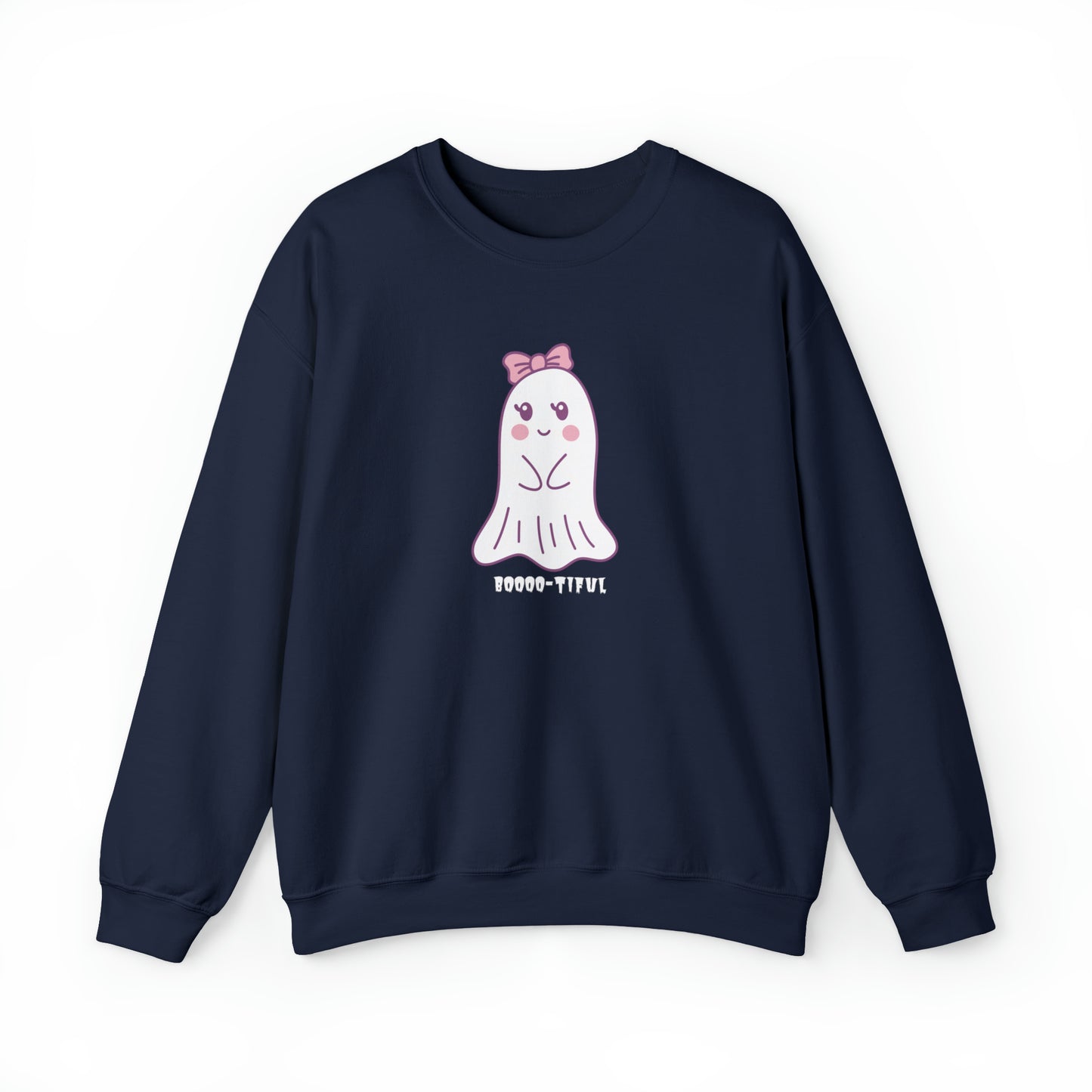 Unisex Cute Ghost Boooo-Tiful Fall Sweatshirt