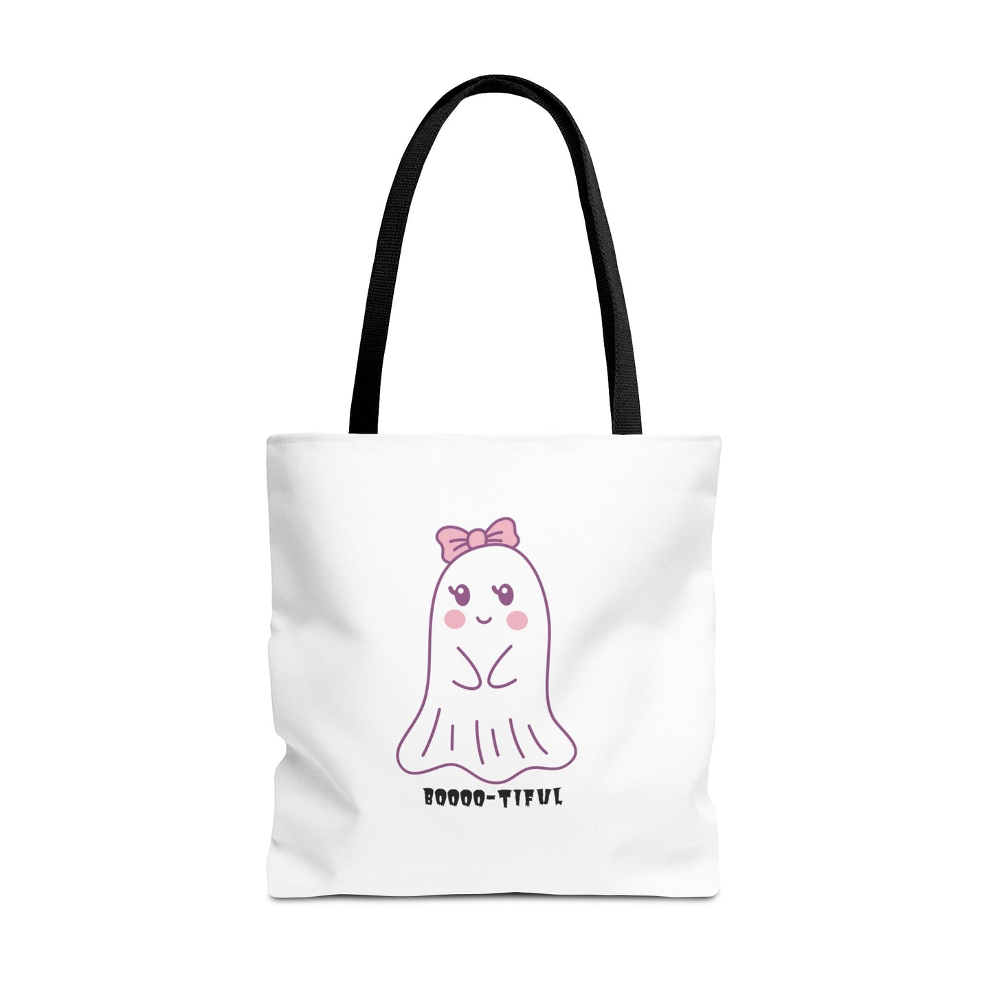 Cute Ghost Halloween Lover Spooky Season Tote Trick or Treating Candy Bag Fall Themed Reusable Lunch Tote