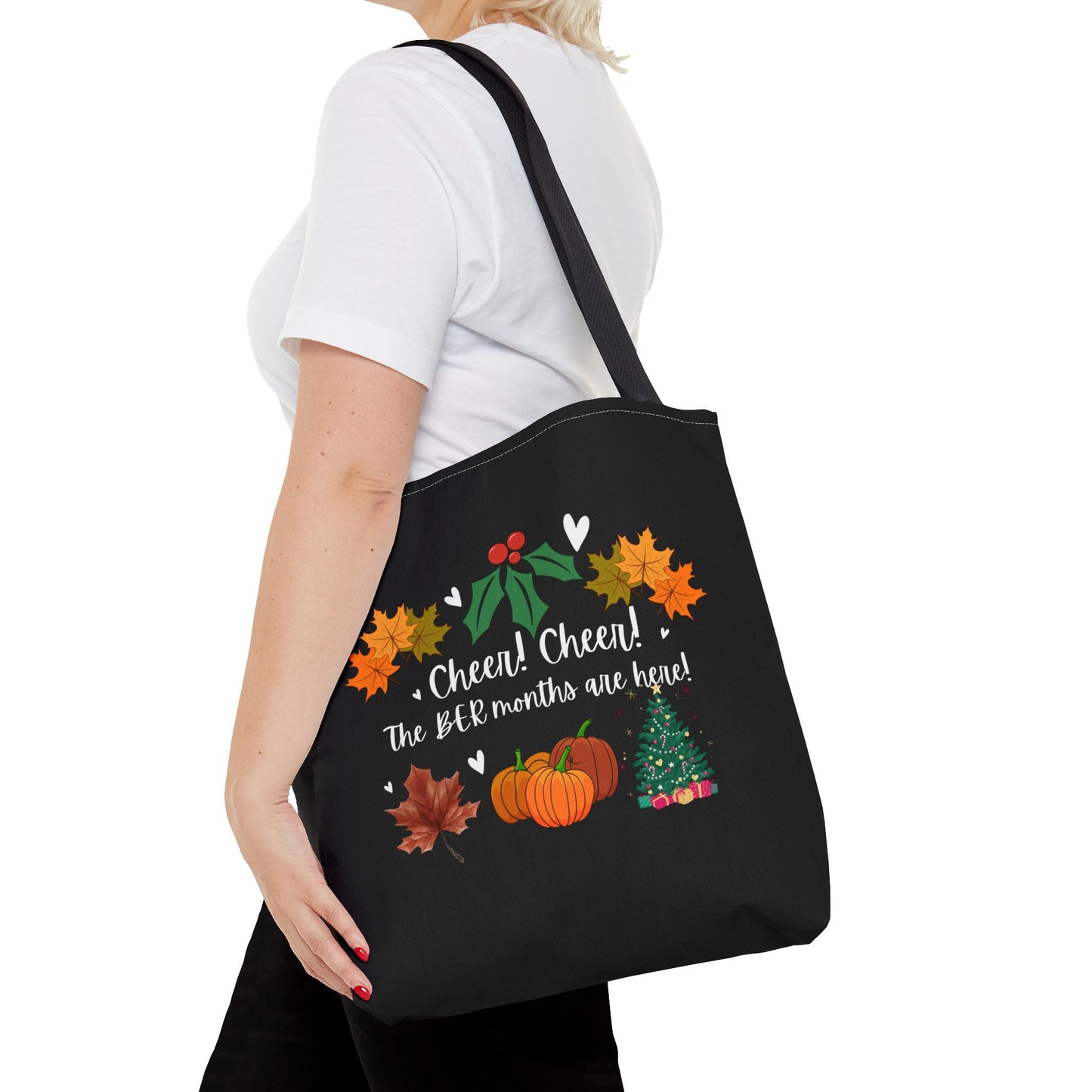 Unisex BER Months Tote Bag Autumn Tote Fall Tote Bag September Tote October Tote Bag November Bag December Tote Bag Favorite Months Tote Bag