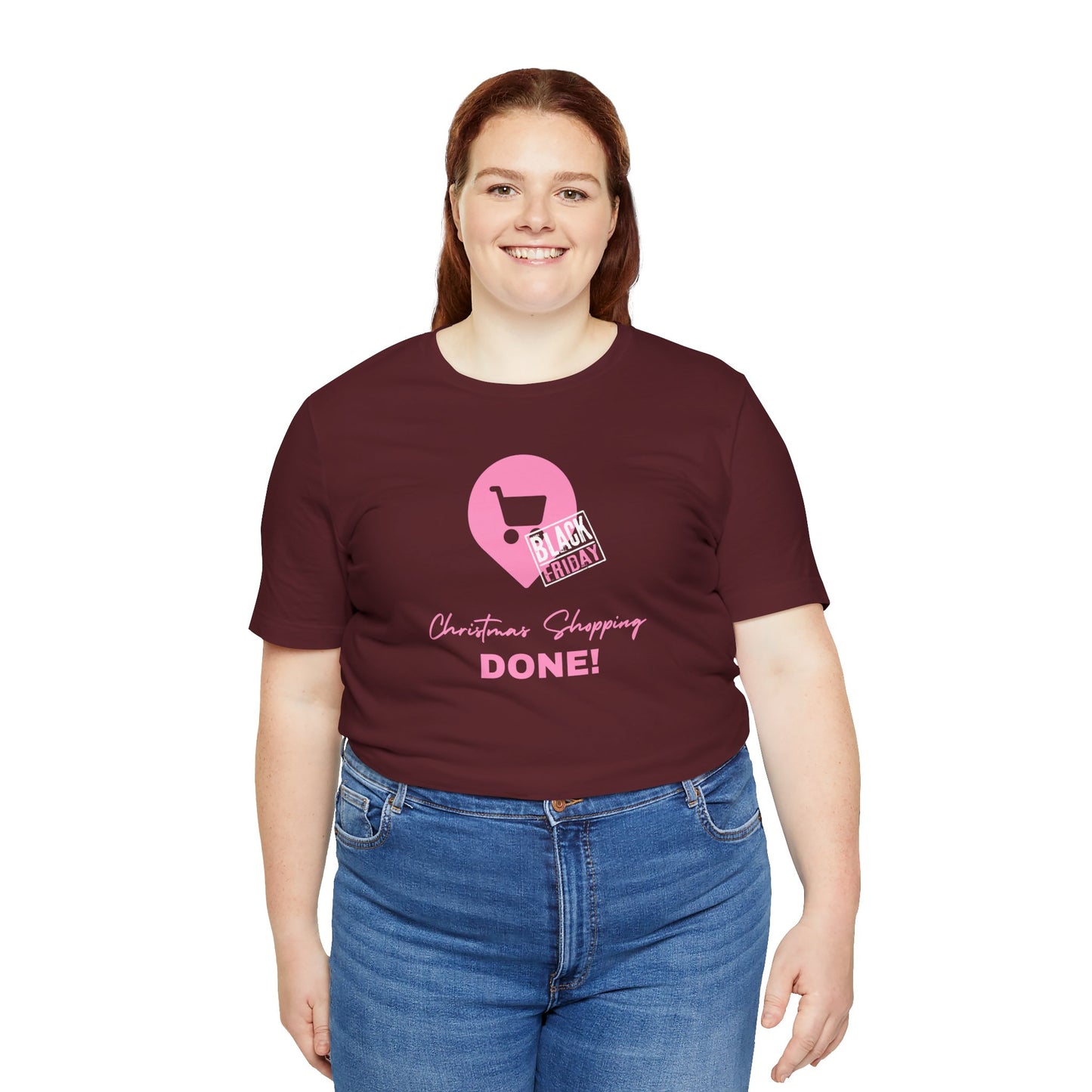 Unisex Jersey Short Sleeve Black Friday Christmas Shopping T-Shirt