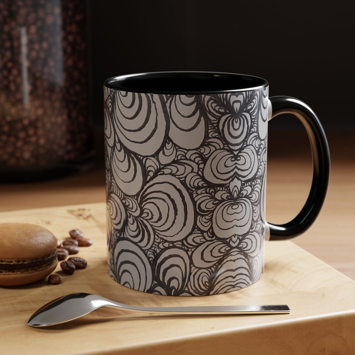 11oz/15oz Original Line Art Mug - Puzzle Panels 1