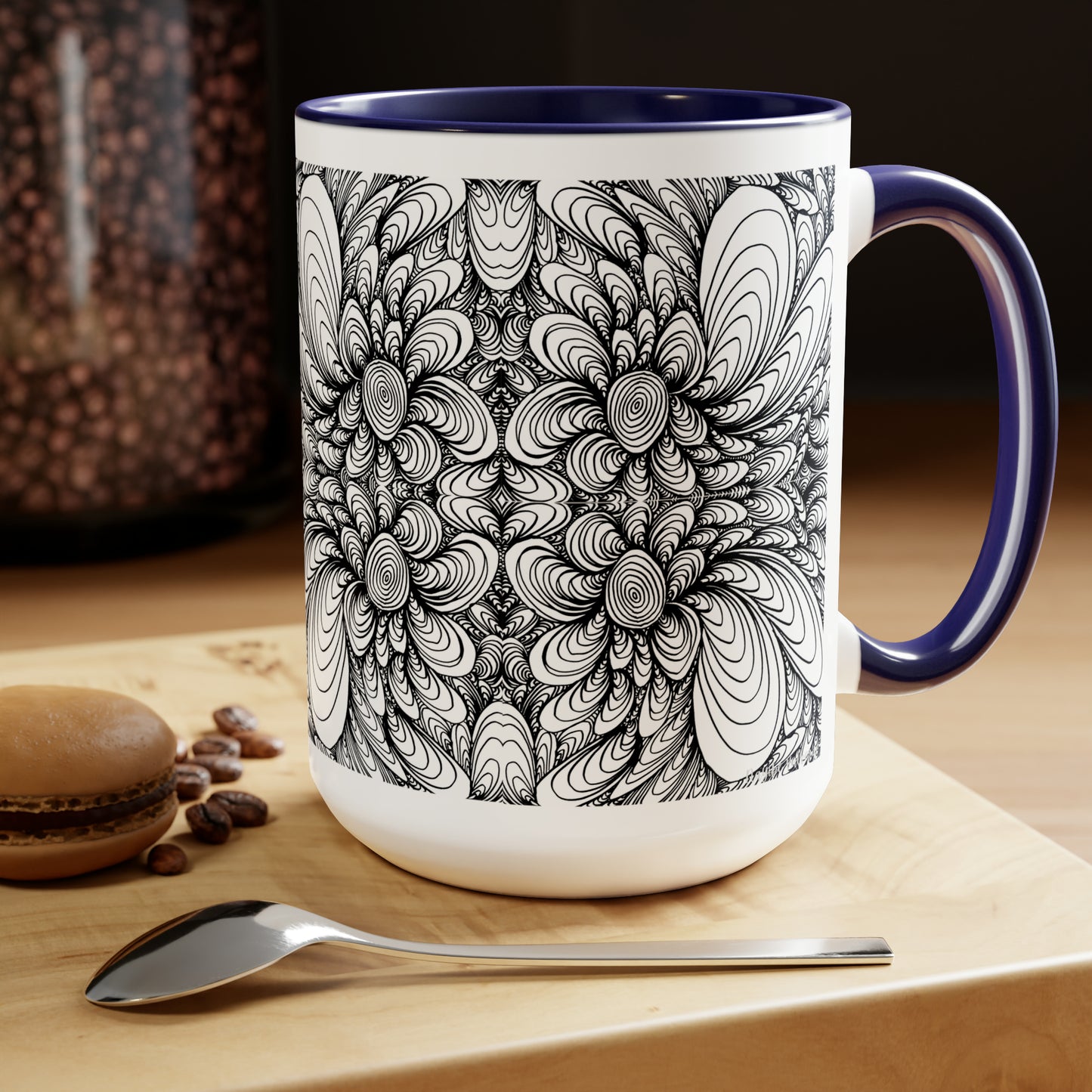 15oz Original Art  Mug - Blooms