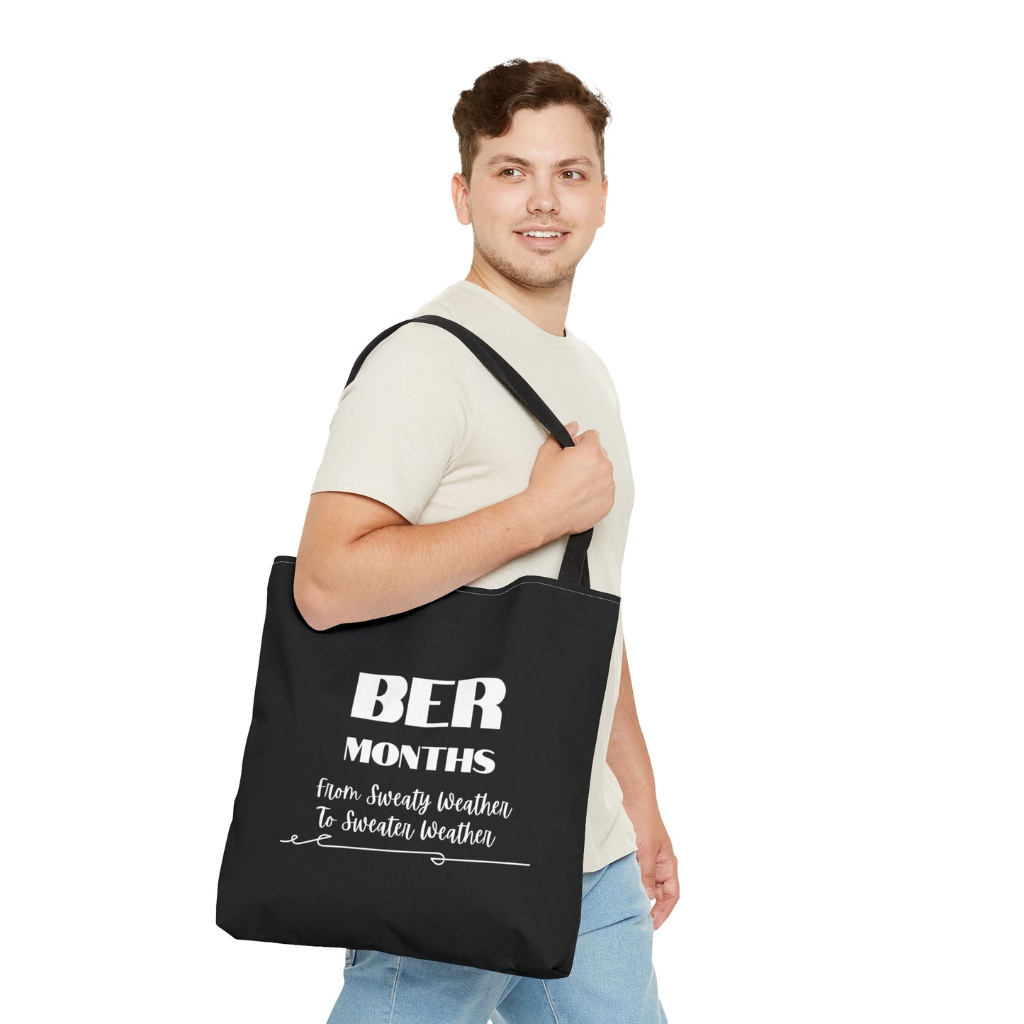 Unisex BER Months Tote Bag Autumn September October November December Tote Bag Favorite Months Tote Bag