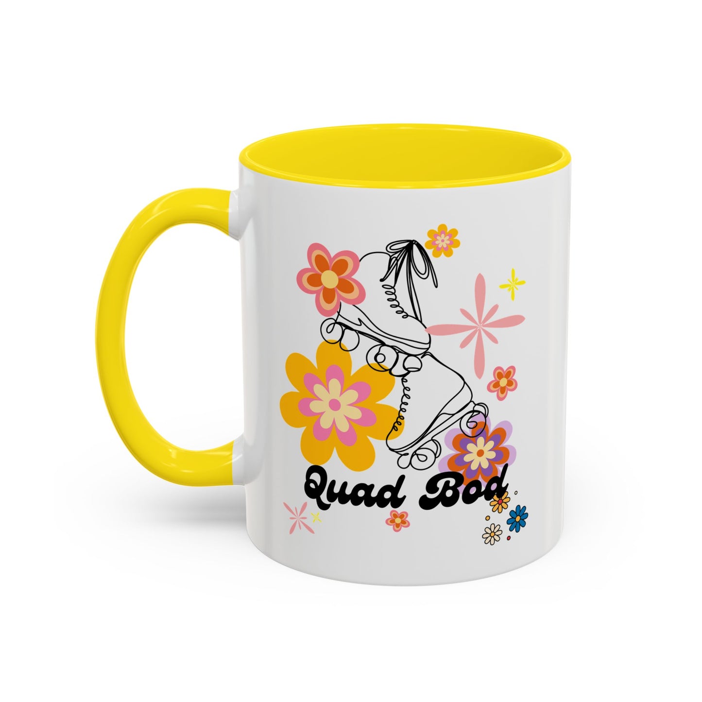 11oz/15oz Retro Vibes Roller Skate Quad Bod Coffee Mug