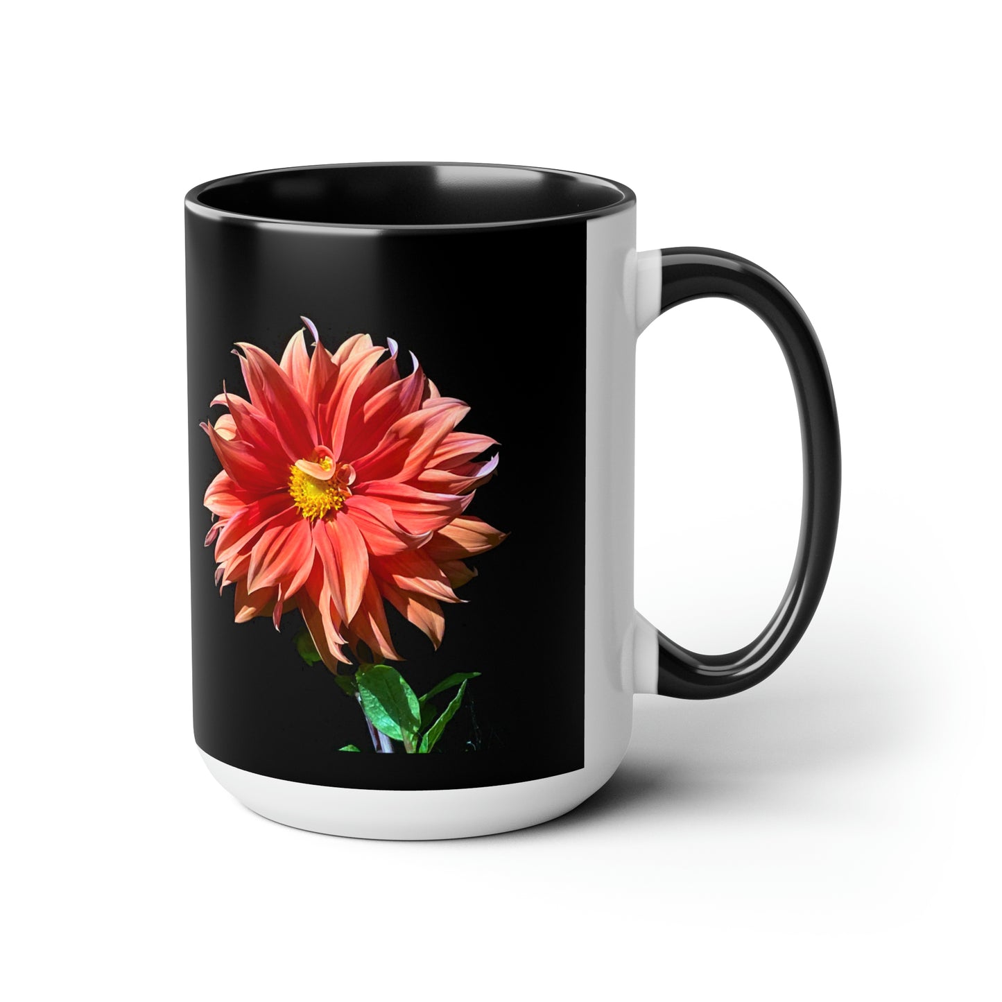 15oz Dahlia Flower Coffee Mug