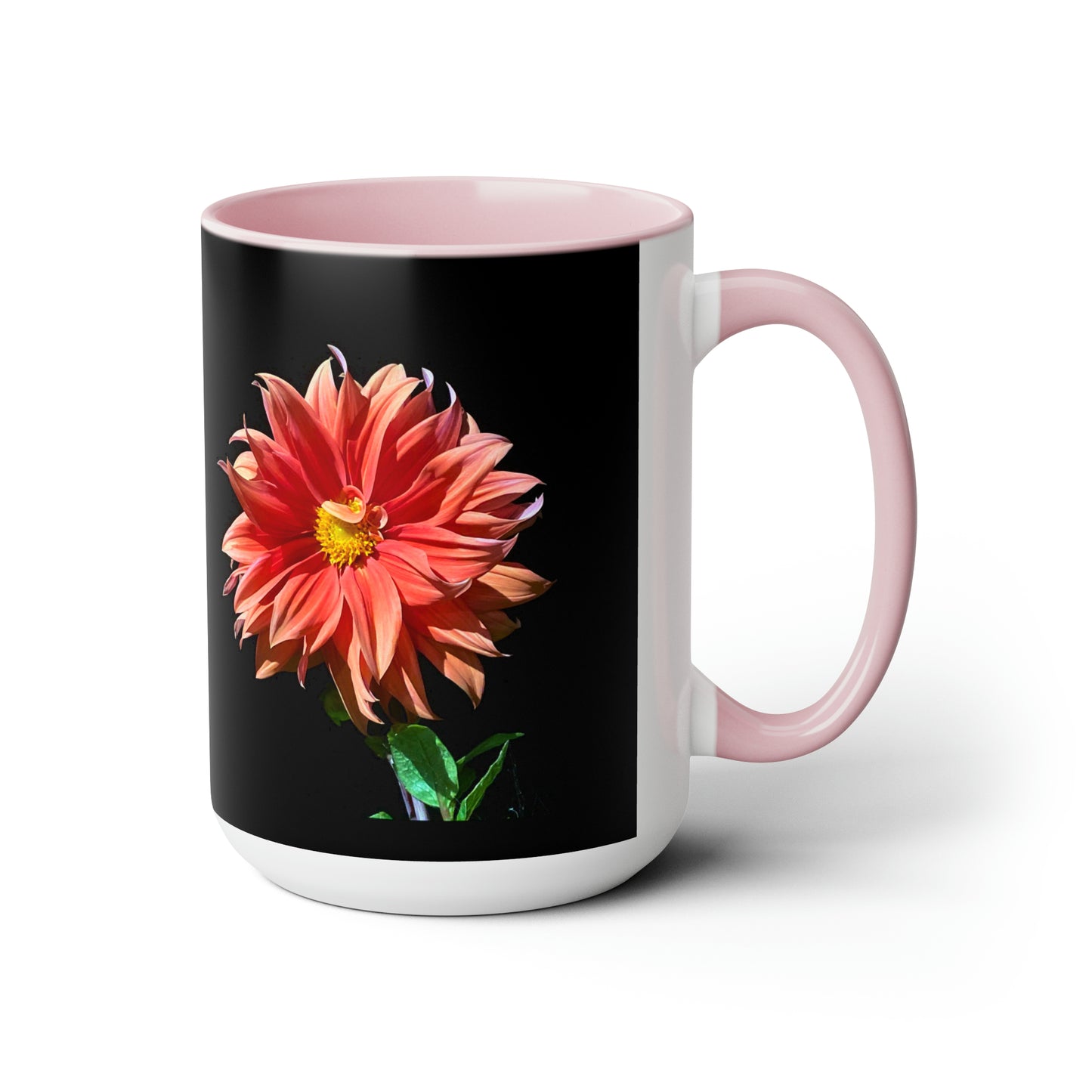 15oz Dahlia Flower Coffee Mug