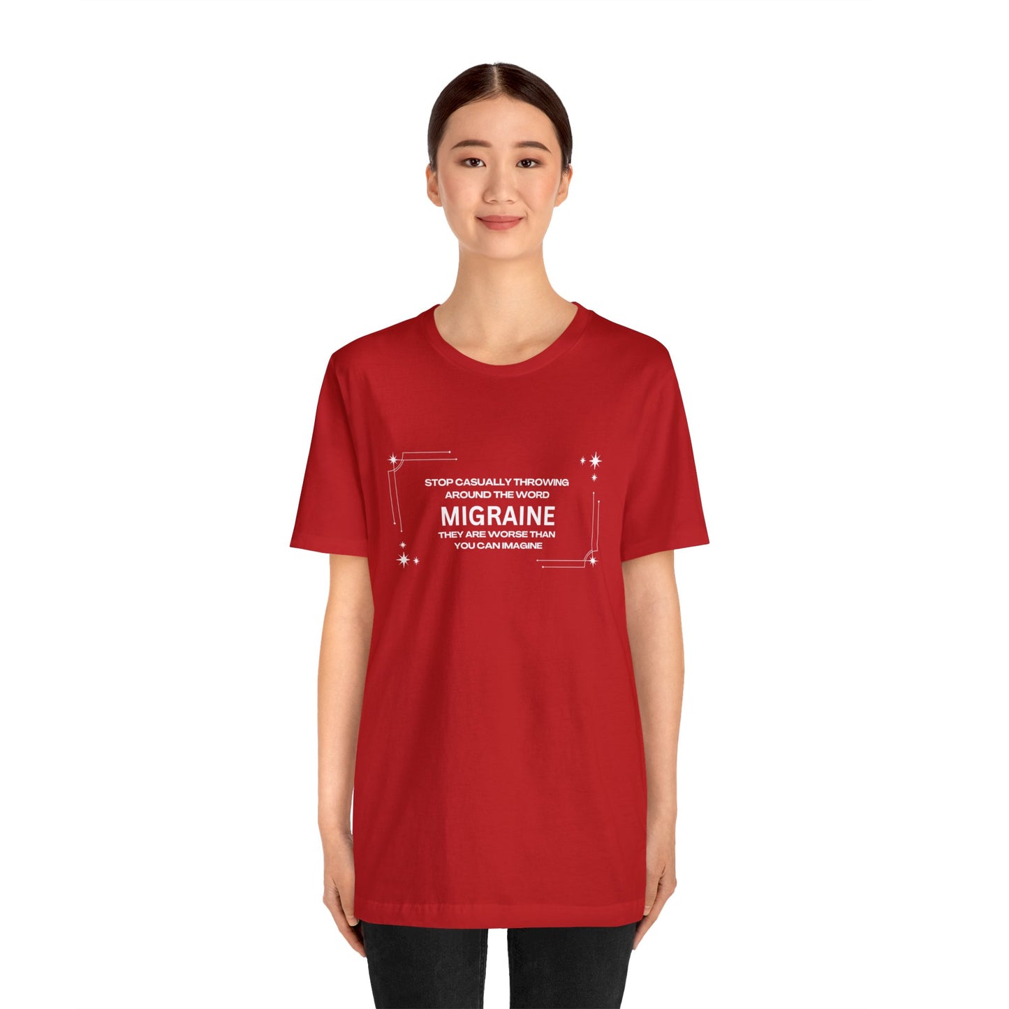 Unisex Migraine Day Invisible Illness Warrior T-Shirt