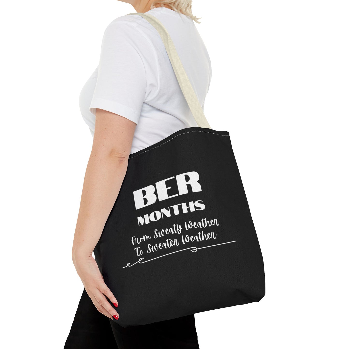 Unisex BER Months Tote Bag Autumn September October November December Tote Bag Favorite Months Tote Bag