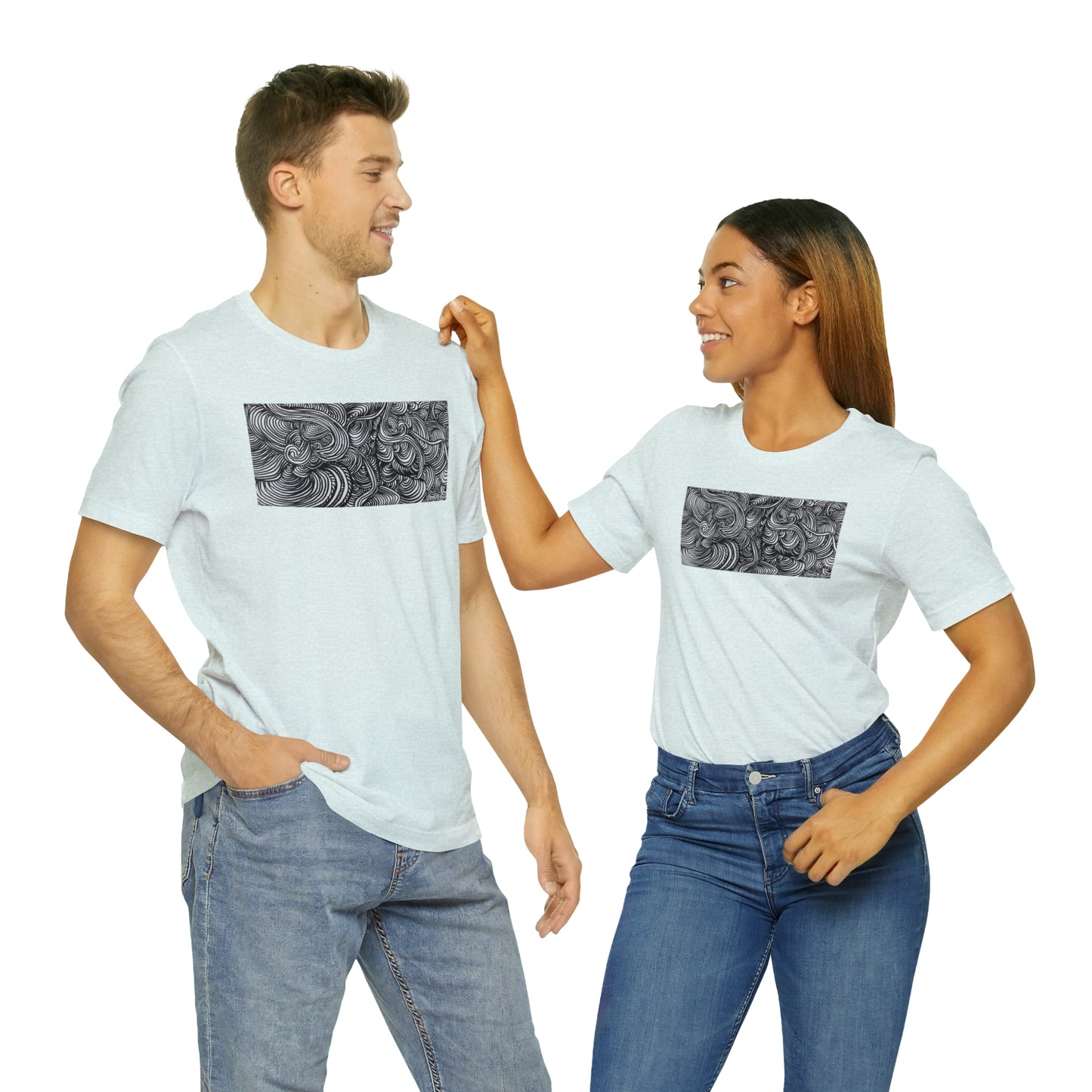 Unisex Original Art T-Shirt - Liquid