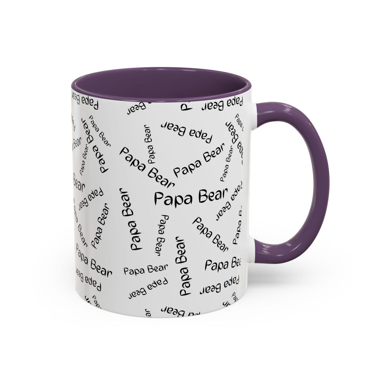 11oz/15oz Papa Bear Word Scramble Coffee Mug