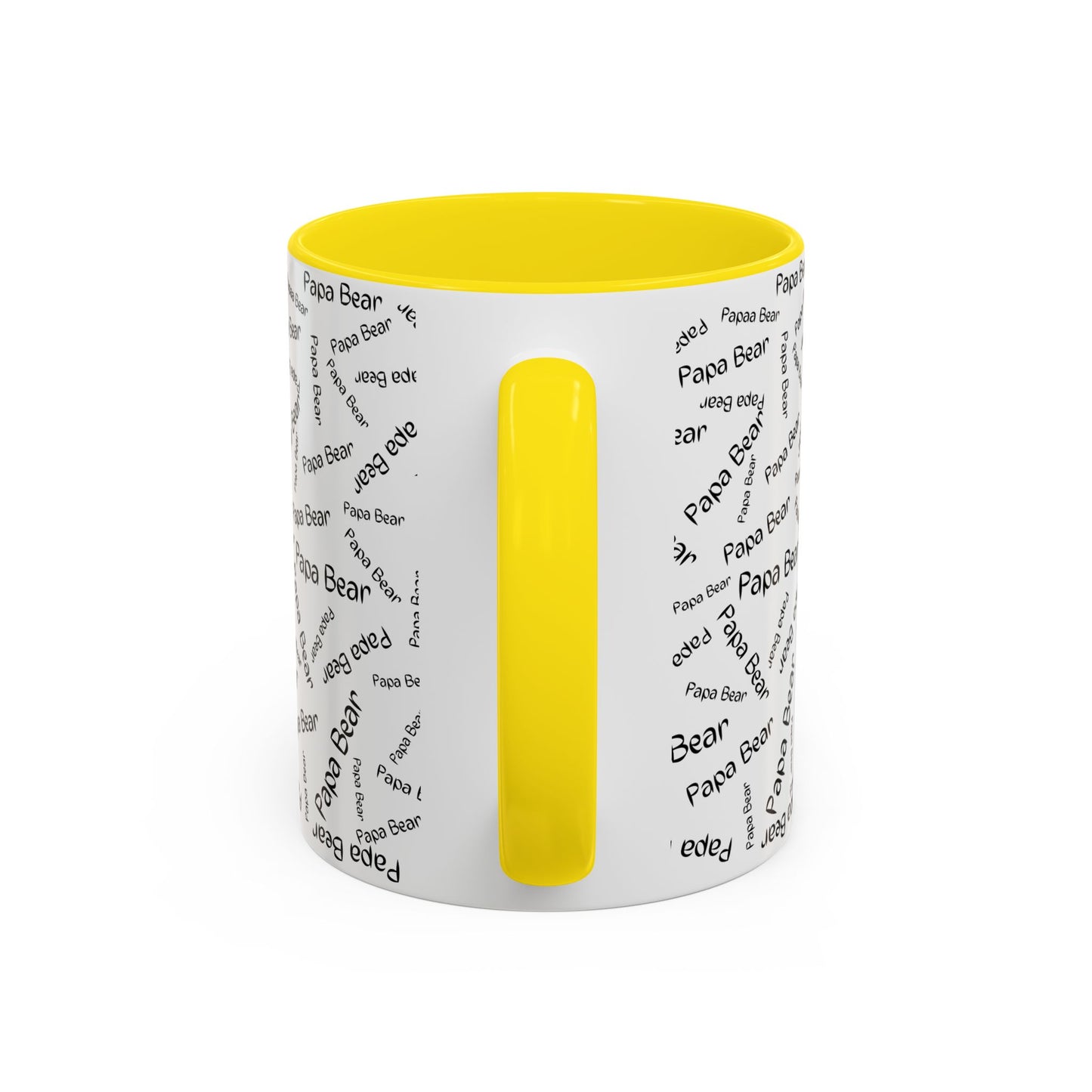 11oz/15oz Papa Bear Word Scramble Coffee Mug