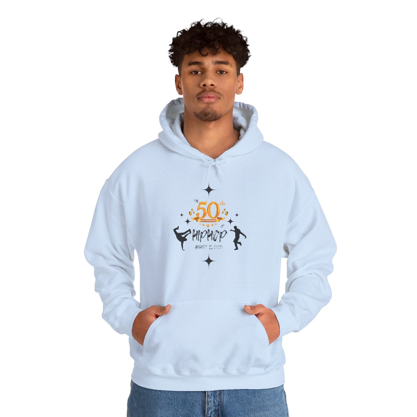 Unisex Heavy Blend™ 50th Anniversary of HipHop August 11, 2023 Commemorate 50 Years Hooded Sweatshirt