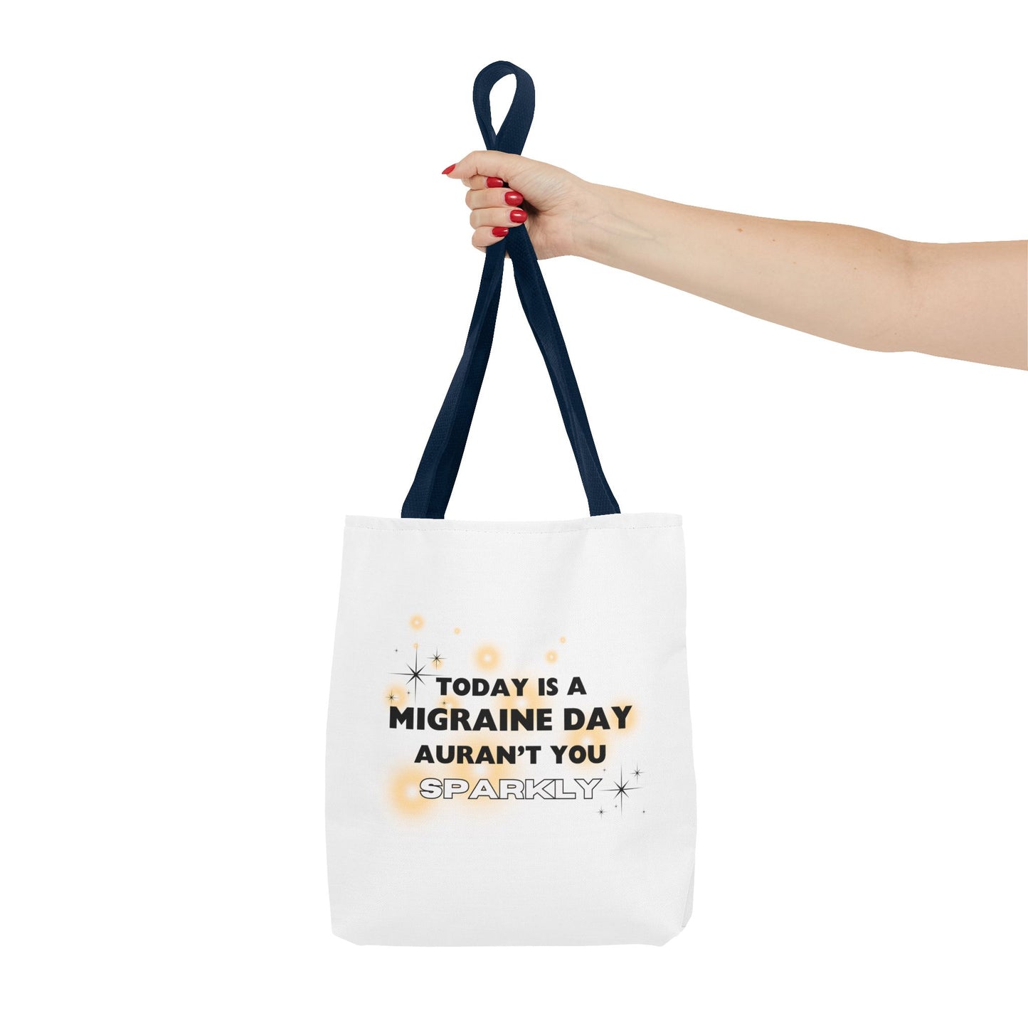 Unisex Migraine Day Invisible Illness Warrior Tote Bag