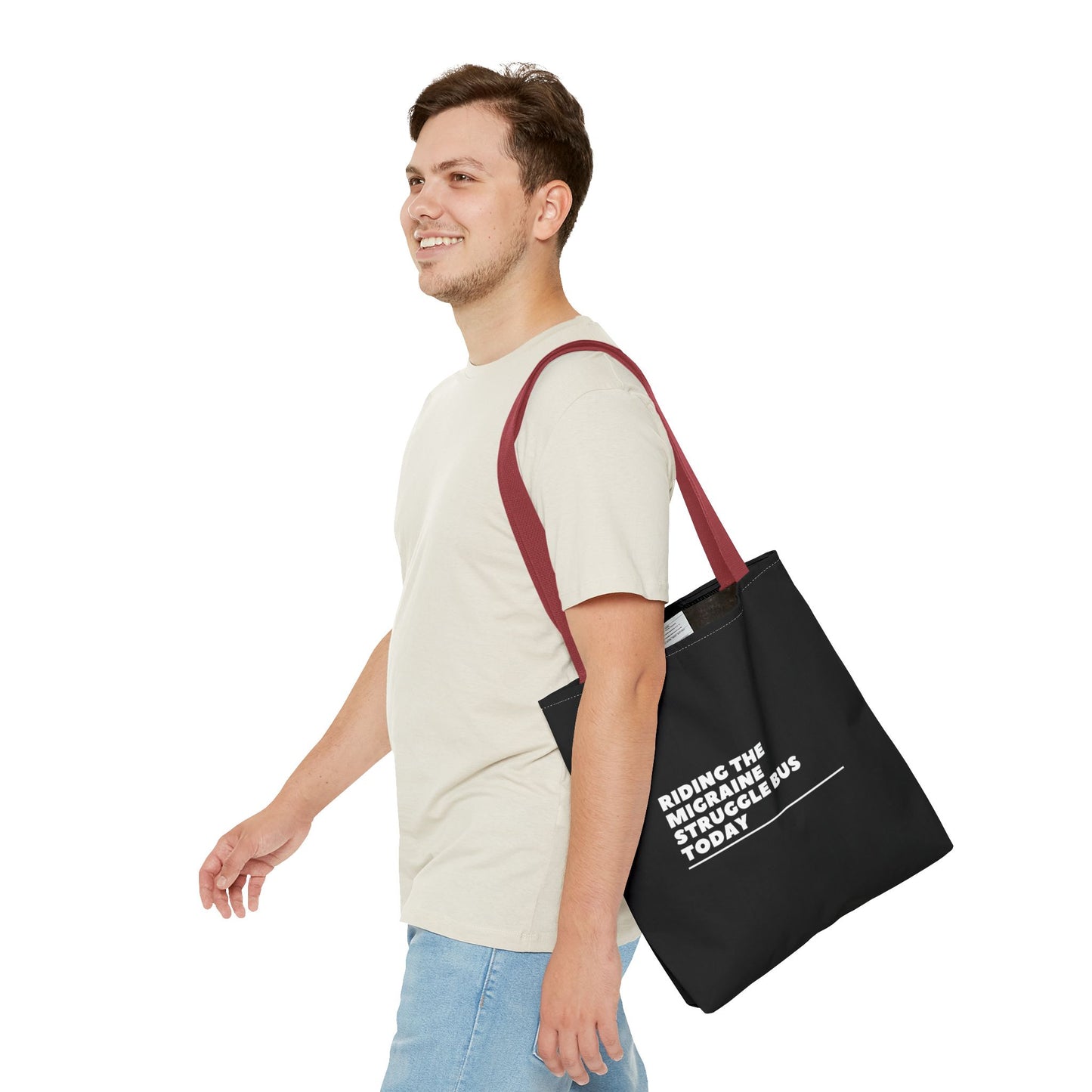 Unisex Migraine Day Invisible Illness Warrior Tote Bag