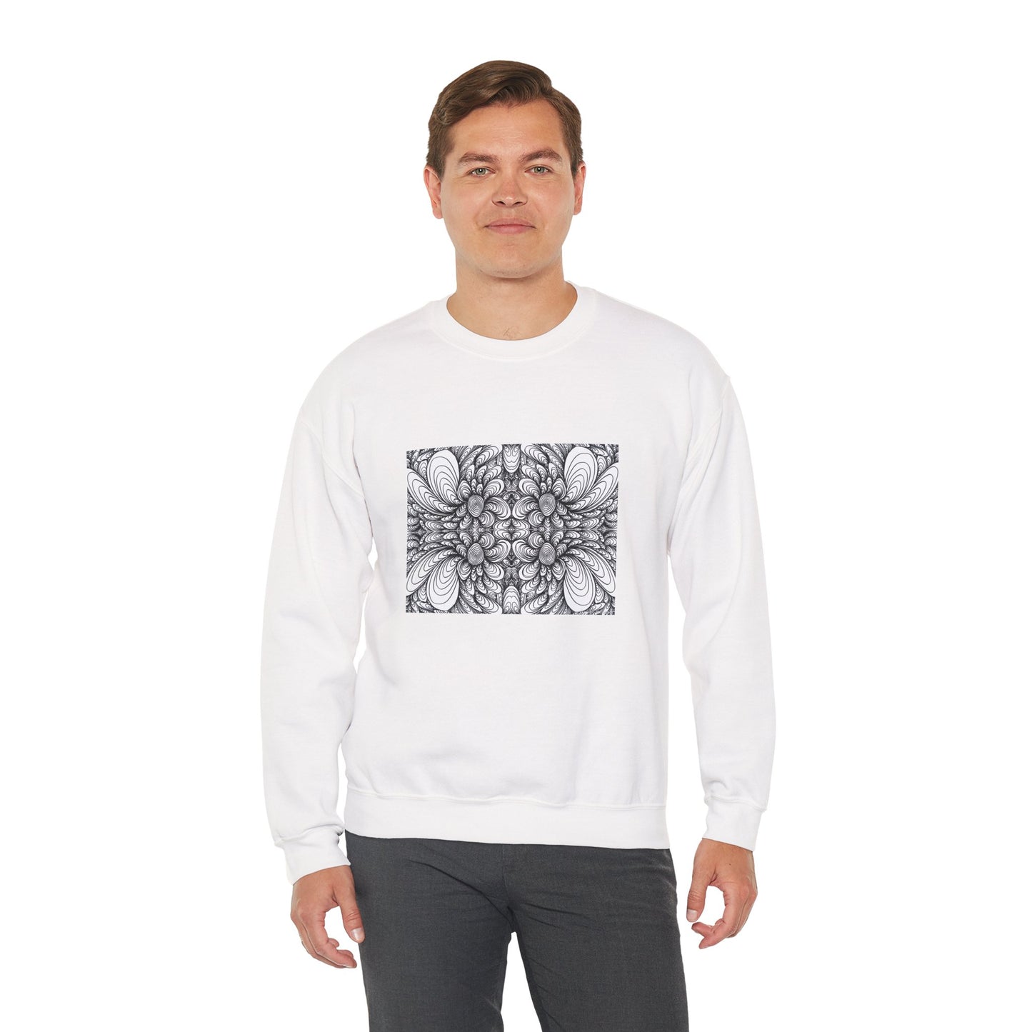 Unisex Original Line Art Sweatshirt - Blooms