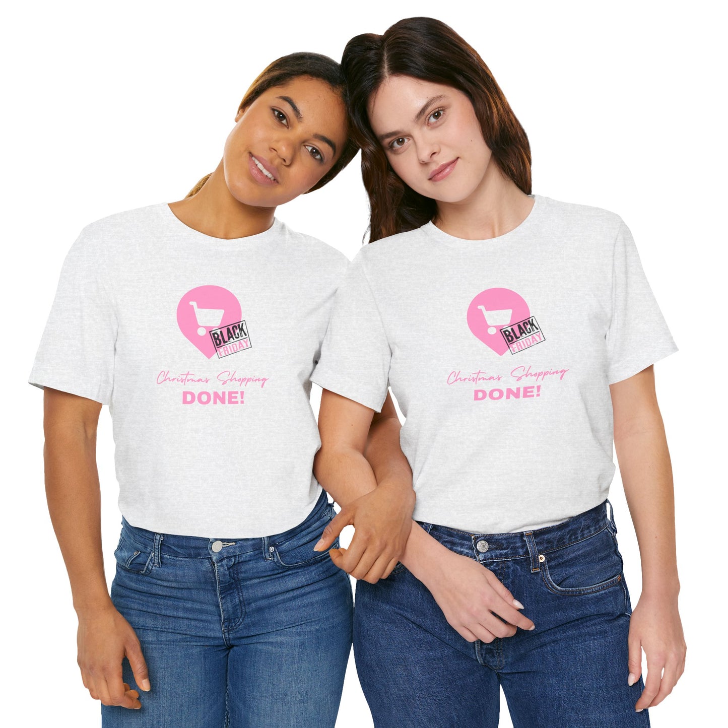 Unisex Jersey Short Sleeve Black Friday Christmas Shopping T-Shirt