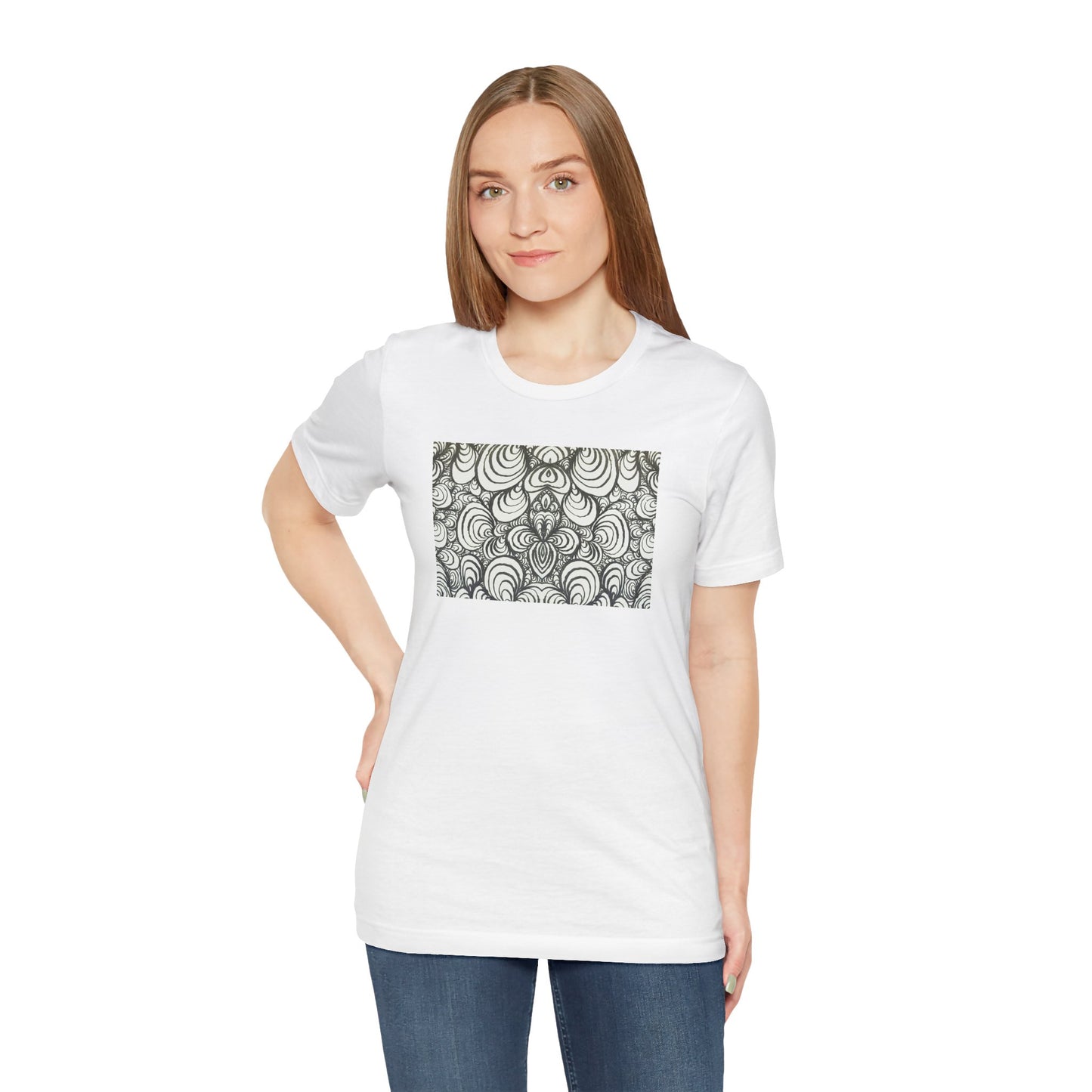 Unisex Original Line Art T-Shirt - Puzzle Panels 1