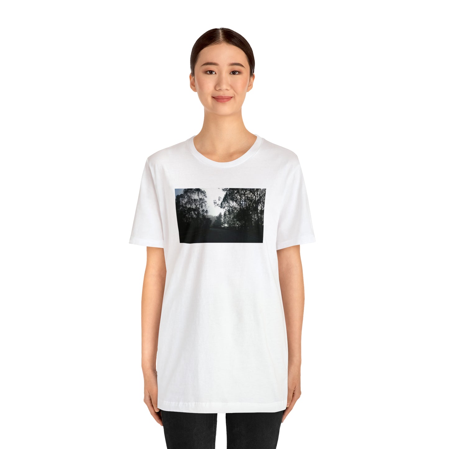 Unisex Travel T-Shirt, Scenic Ride I-280 On-ramp SF