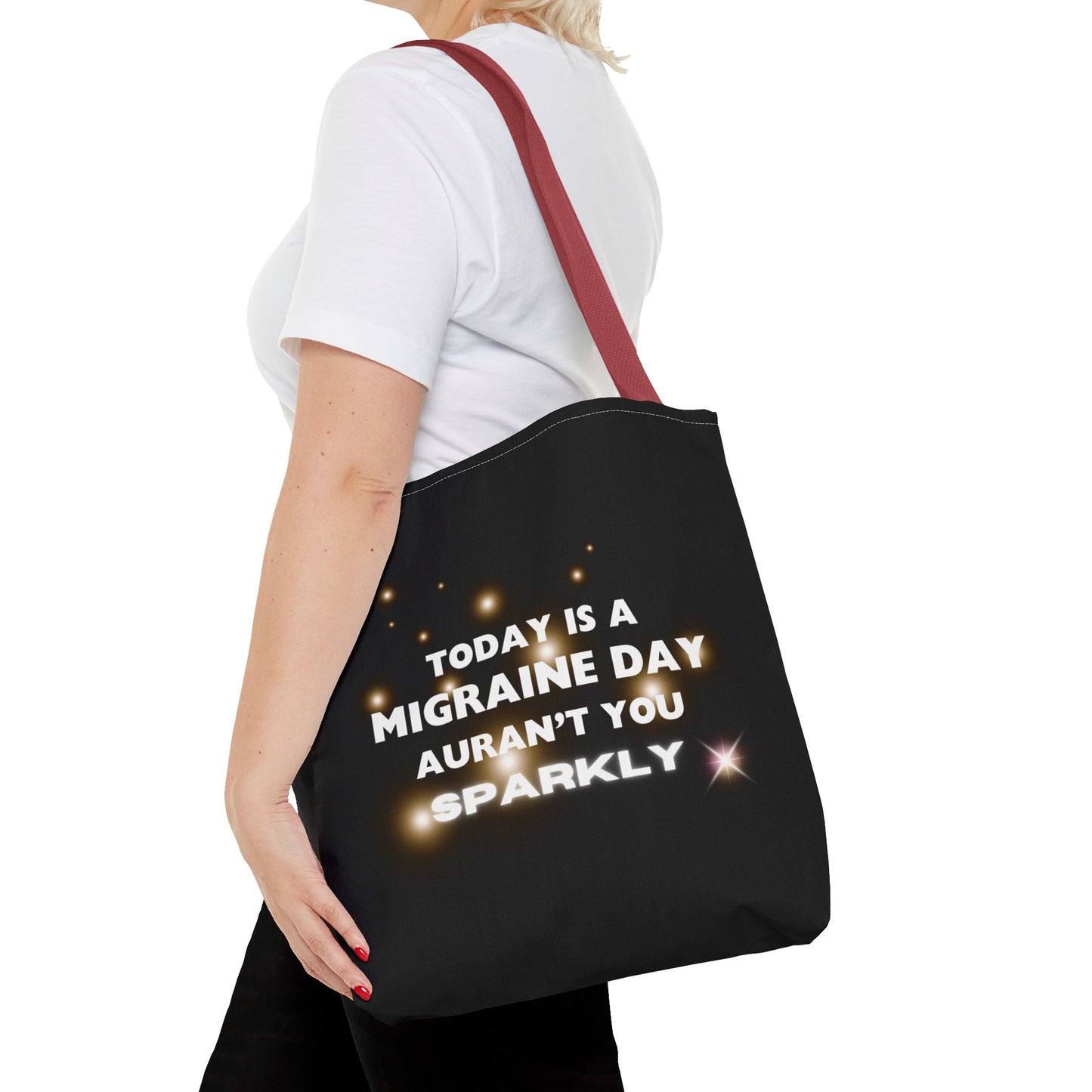 Unisex Migraine Day Invisible Illness Warrior Tote Bag