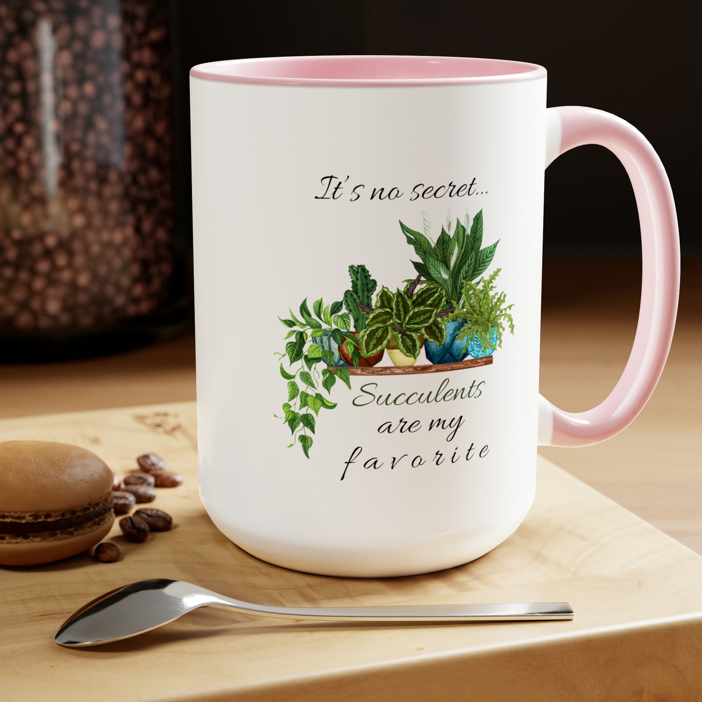 15oz Garden Themed Coffee Mug - Succulents Are My Favorite