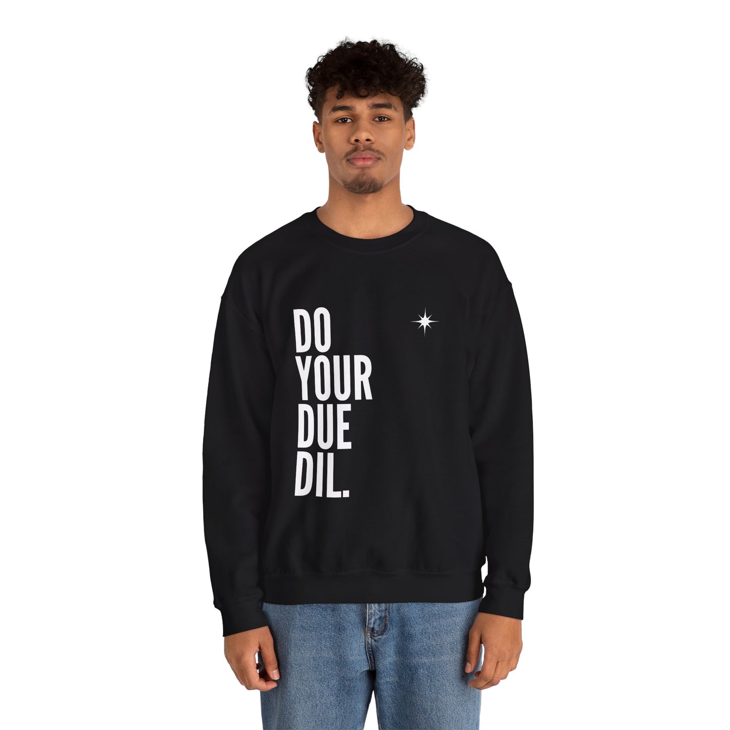 Unisex Heavy Blend Crewneck Due Your Due Diligence Sweatshirt