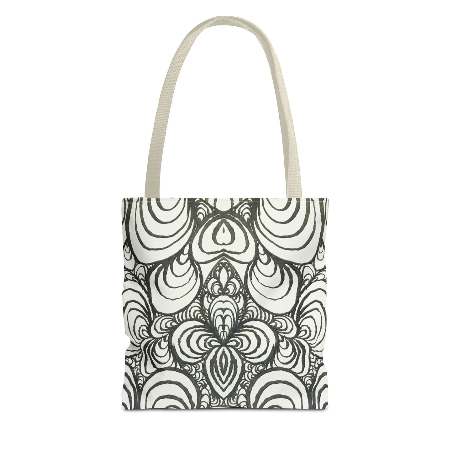 Unisex Original Line Art - All Over Print Tote Bag - Puzzle Panels 1