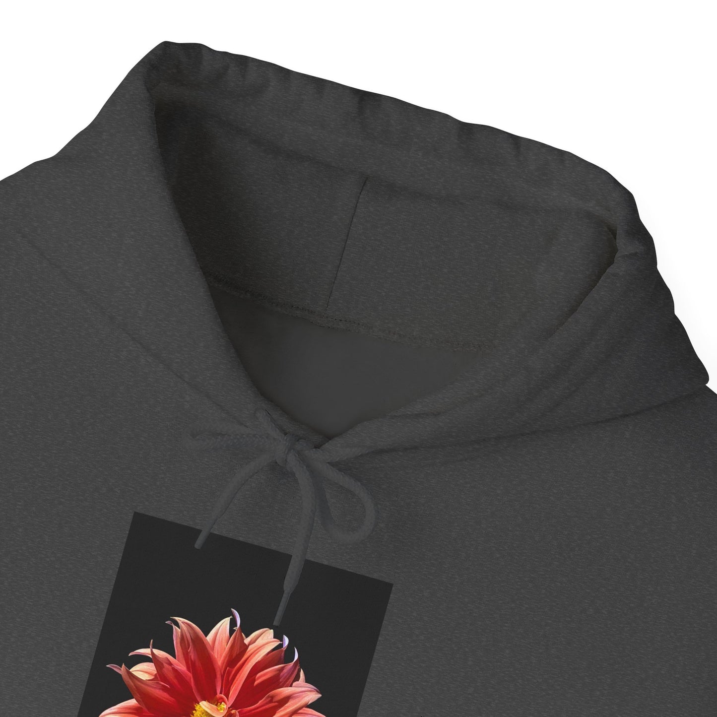 Unisex Heavy Blend™  Dahlia Flower Hooded Sweatshirt