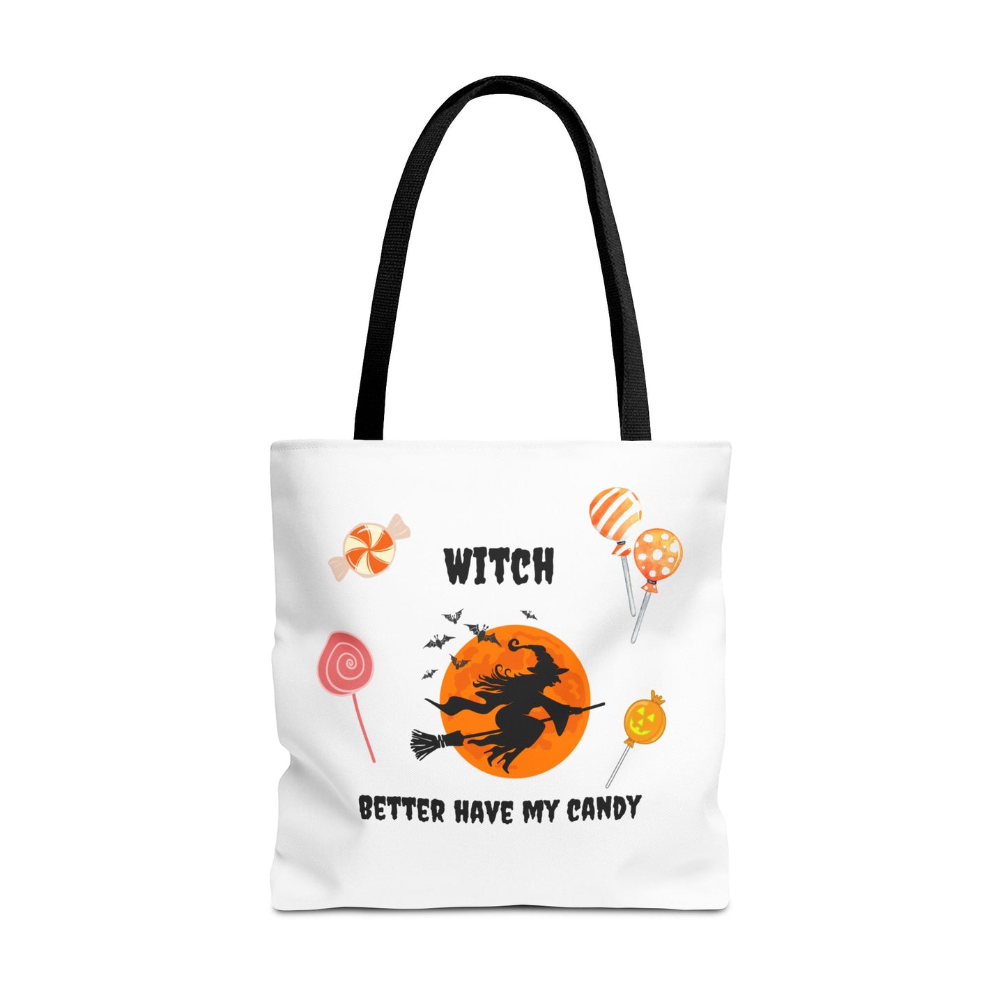 Halloween Tote Bag Spooky Season Trick or Treating Candy Bag Fall Themed Reusable Lunch Tote