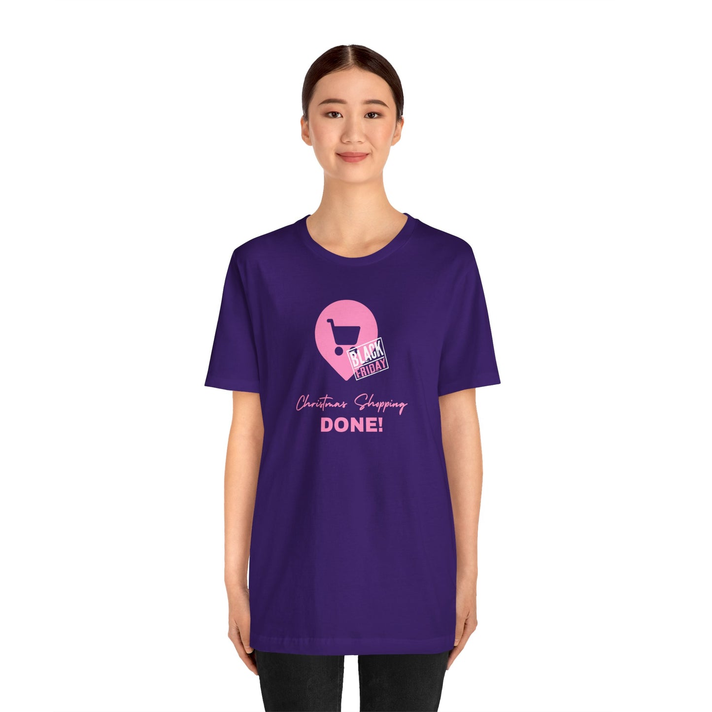 Unisex Jersey Short Sleeve Black Friday Christmas Shopping T-Shirt