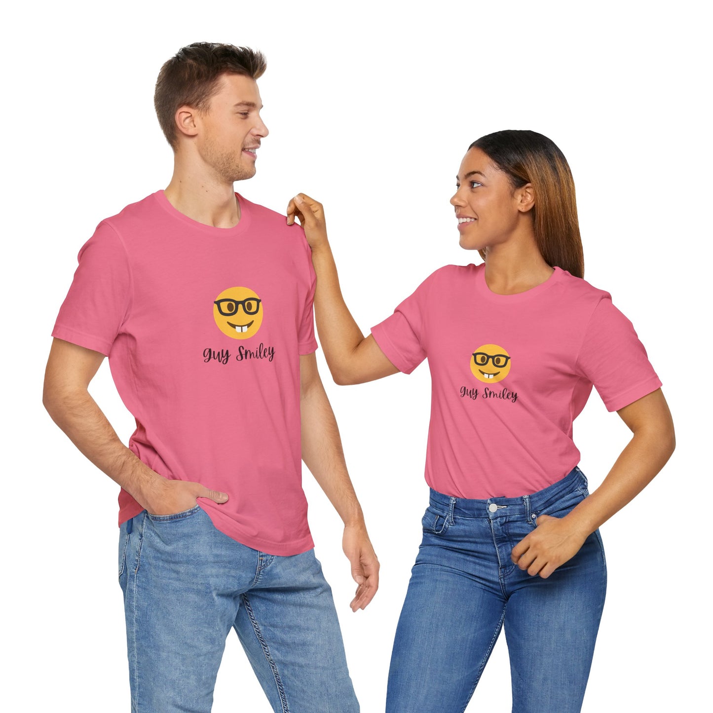 Unisex Jersey Short Sleeve Guy Smiley T-Shirt