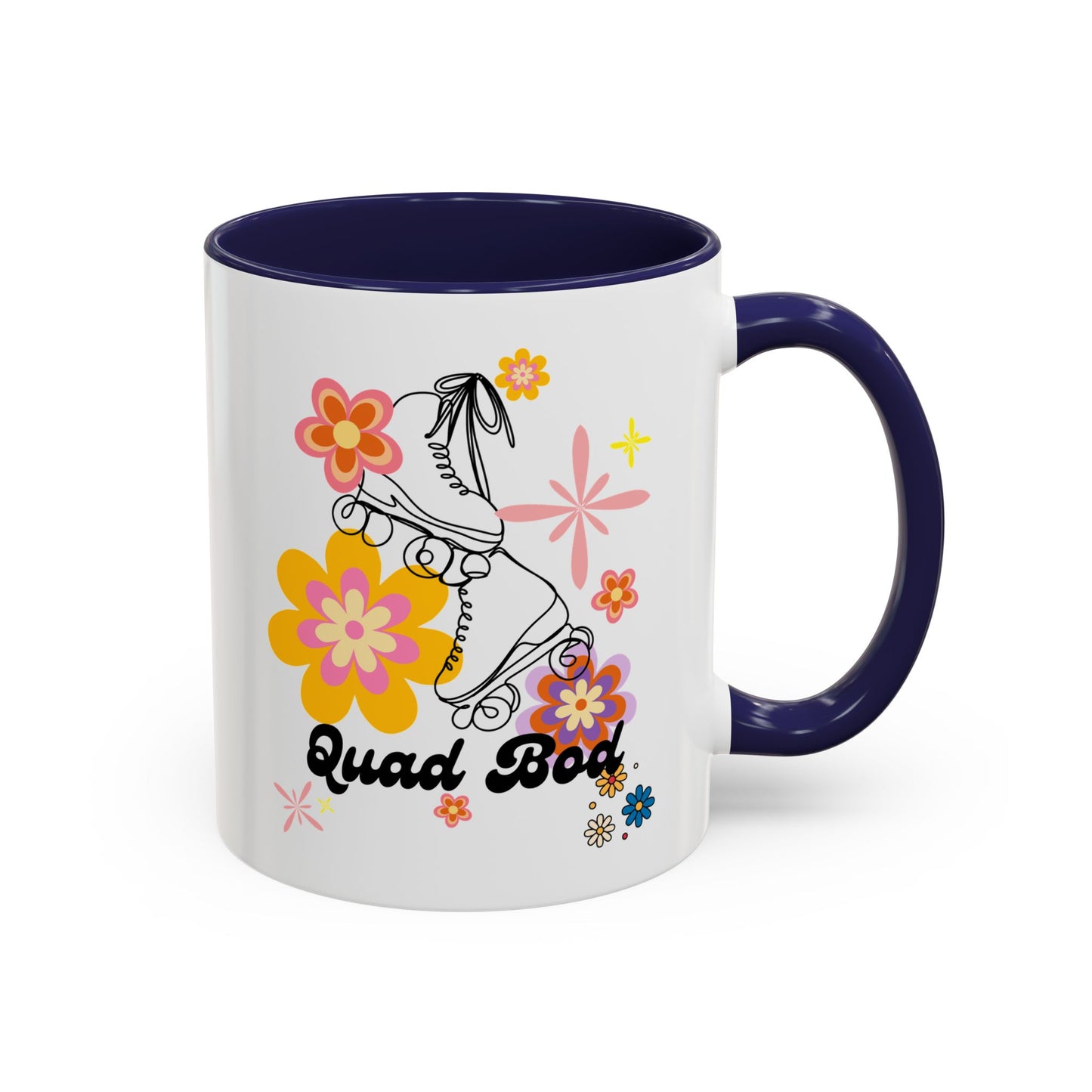 11oz Retro Vibes Roller Skate Coffee Mug Gift Idea For Skaters Roller Rink Mug Cool Skater Mug Quad Bod Skate Gear Roller Skating Coffee Mug