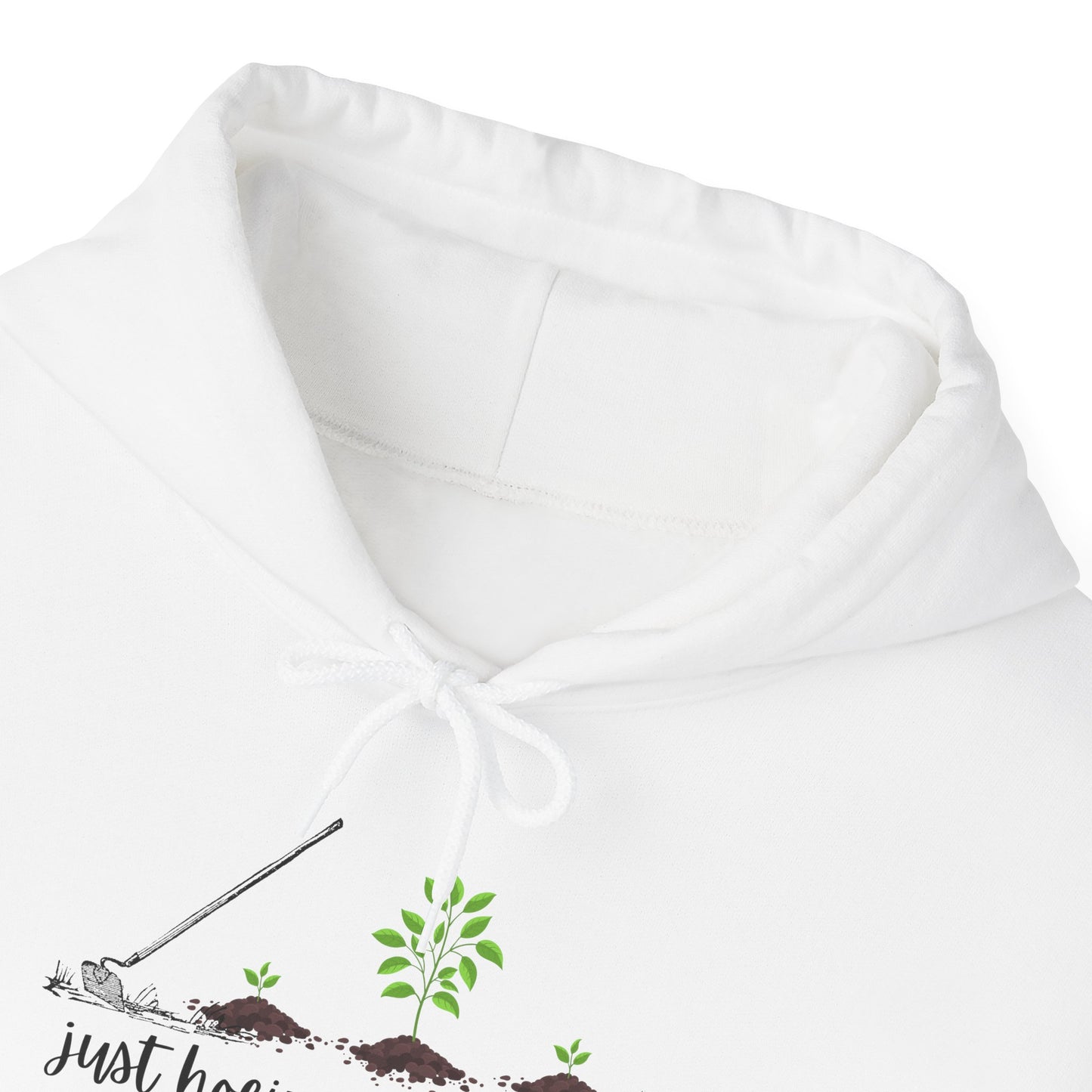 Unisex Heavy Blend™ Just Hoeing Around Gardening Hooded Sweatshirt