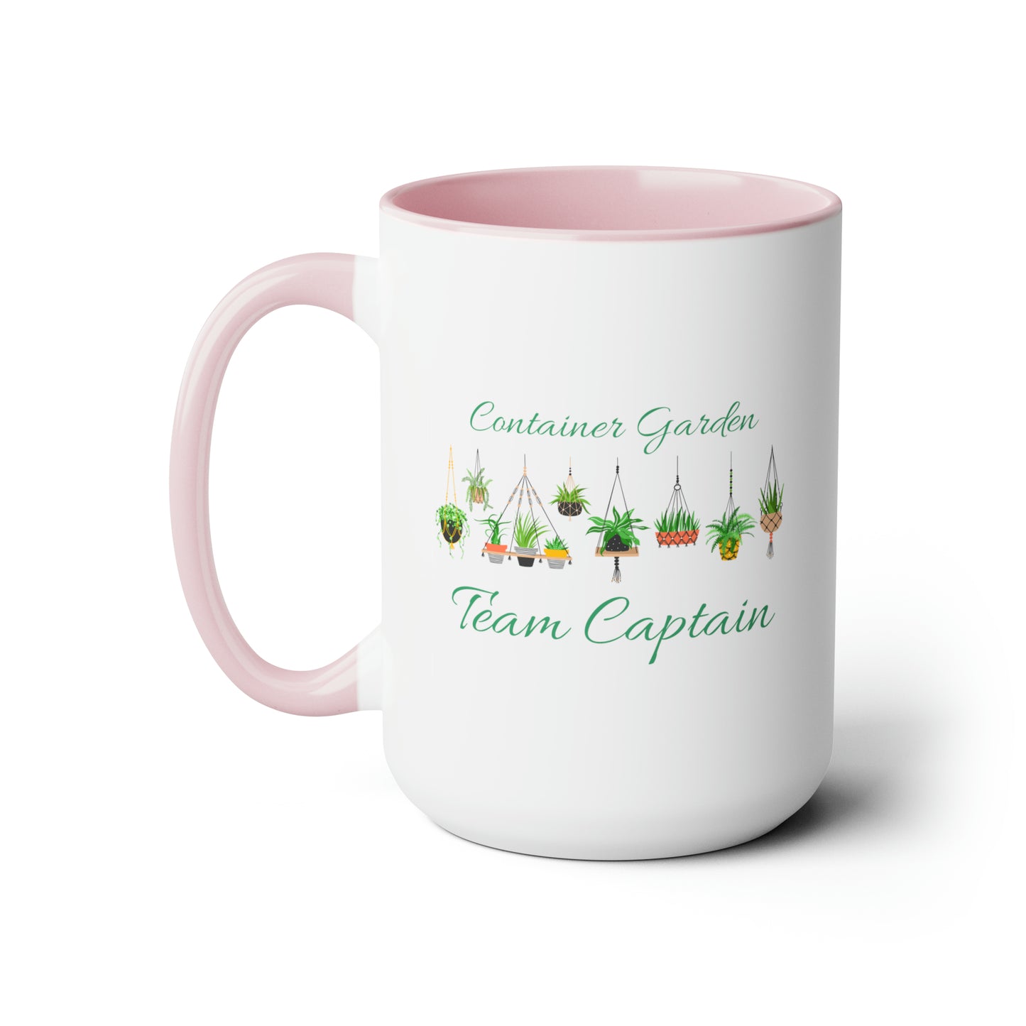 15oz Garden Themed Container Garden Team Captain Gardening Plant Parent Coffee Mug