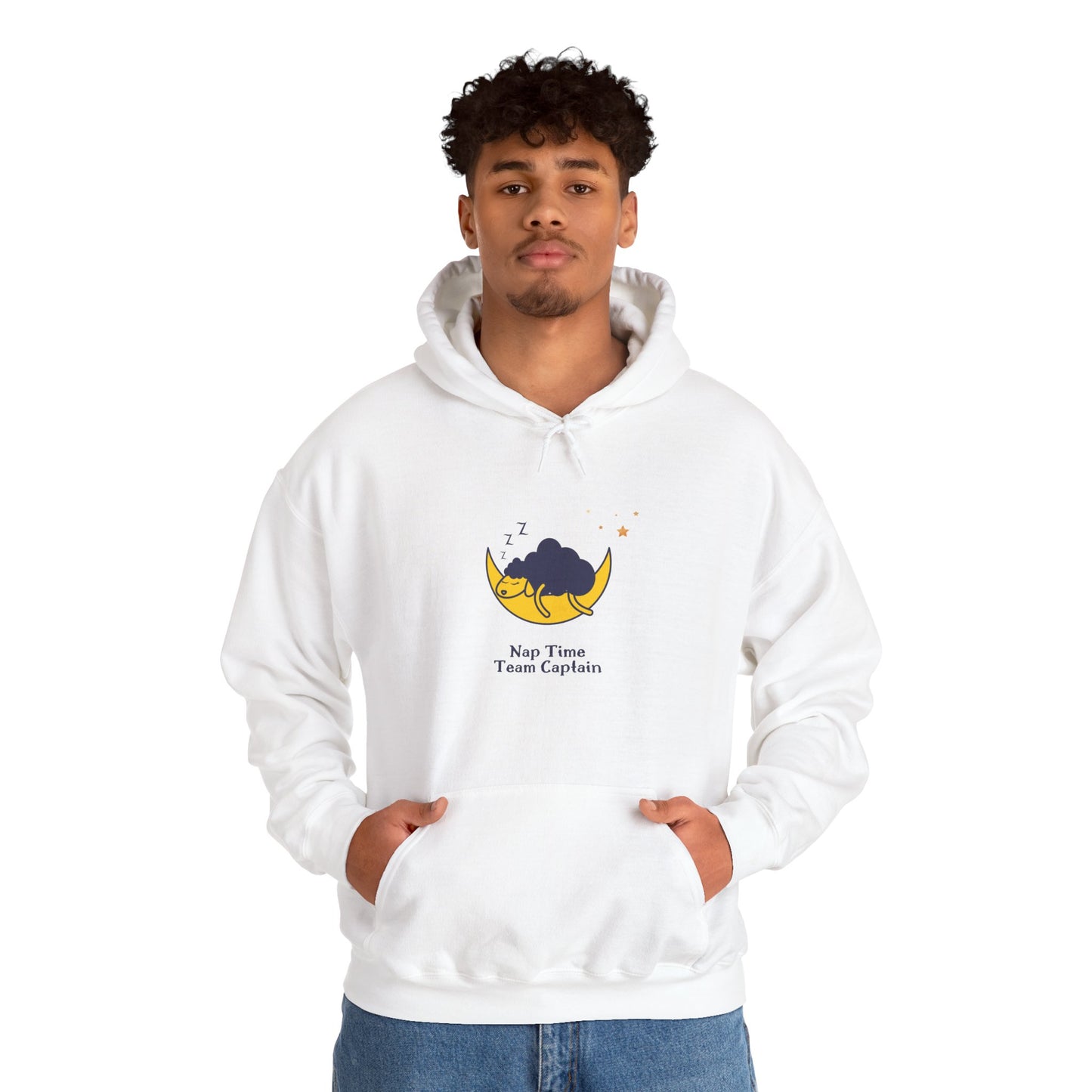 Unisex Heavy Blend™ Nap Time Team Captain Hooded Sweatshirt