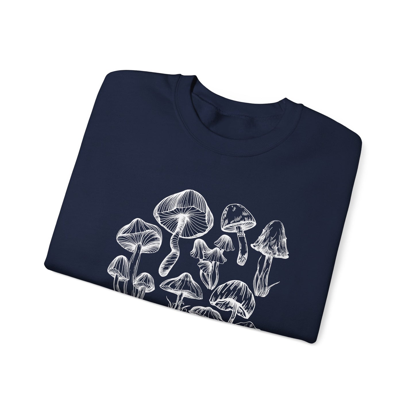 Unisex Mushroom Lover Fungi Print Toadstool Sweatshirt