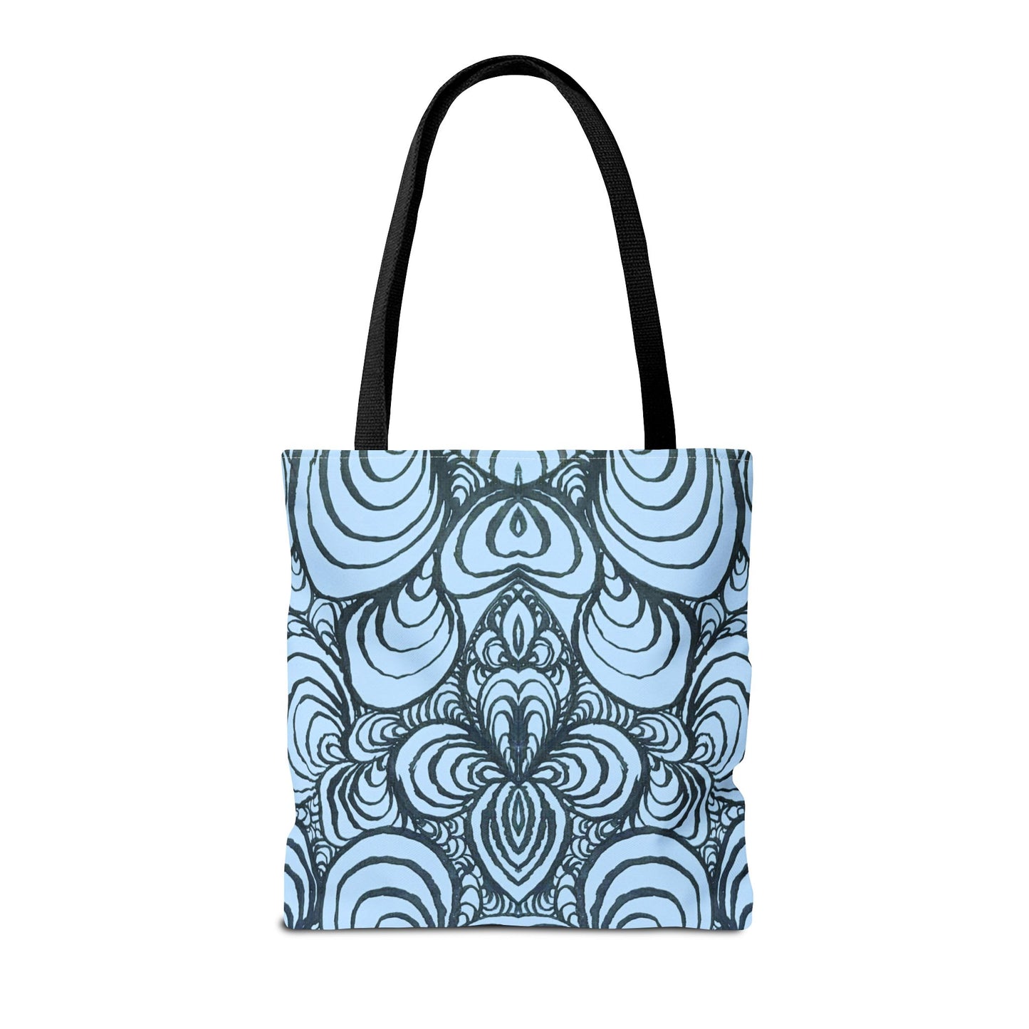 Unisex Original Line Art - All Over Print Tote Bag - Puzzle Panels 1 Color Pop Polar