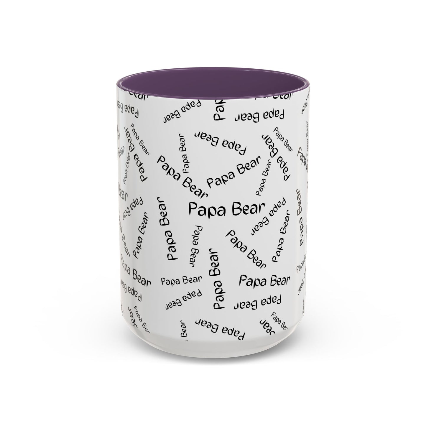 11oz/15oz Papa Bear Word Scramble Coffee Mug
